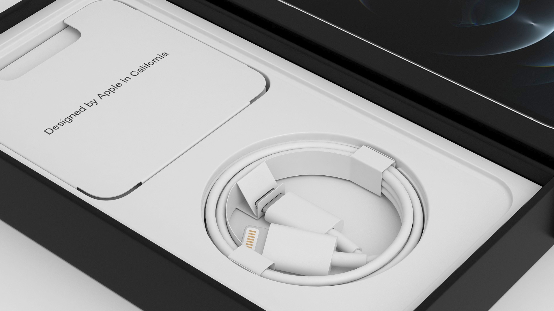 3D iPhone 12 Pro Max Box Silver model