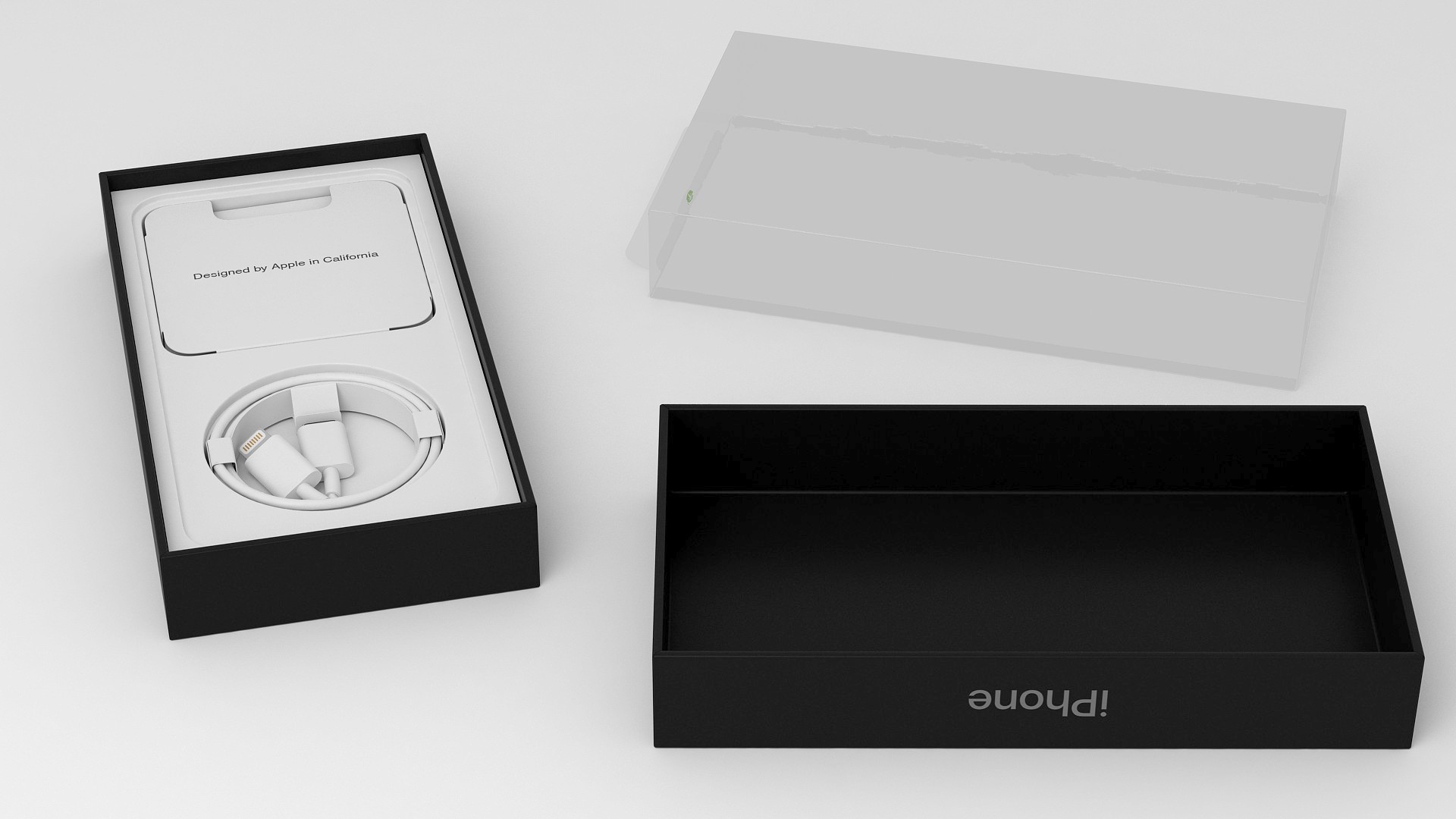 3D iPhone 12 Pro Max Box Silver model