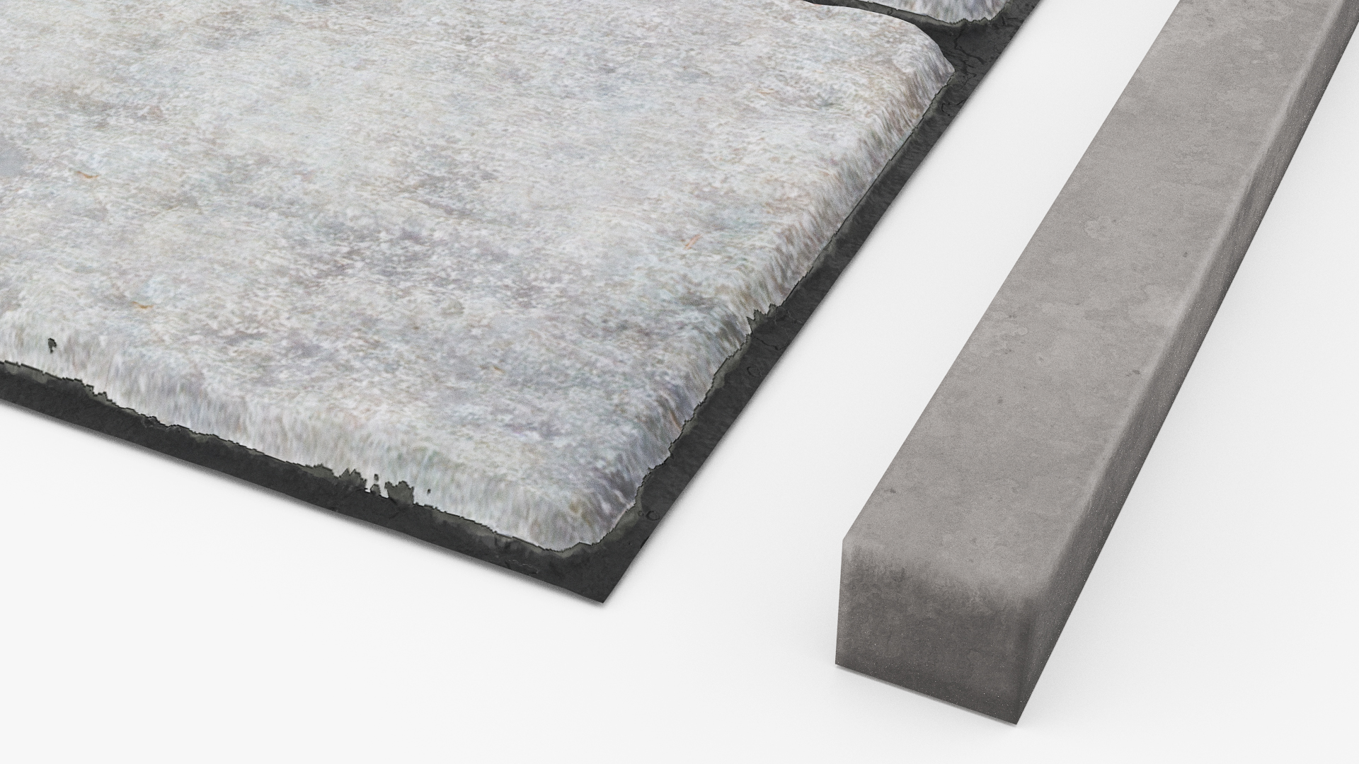 Concrete Paver Set with Border Gray, view 5