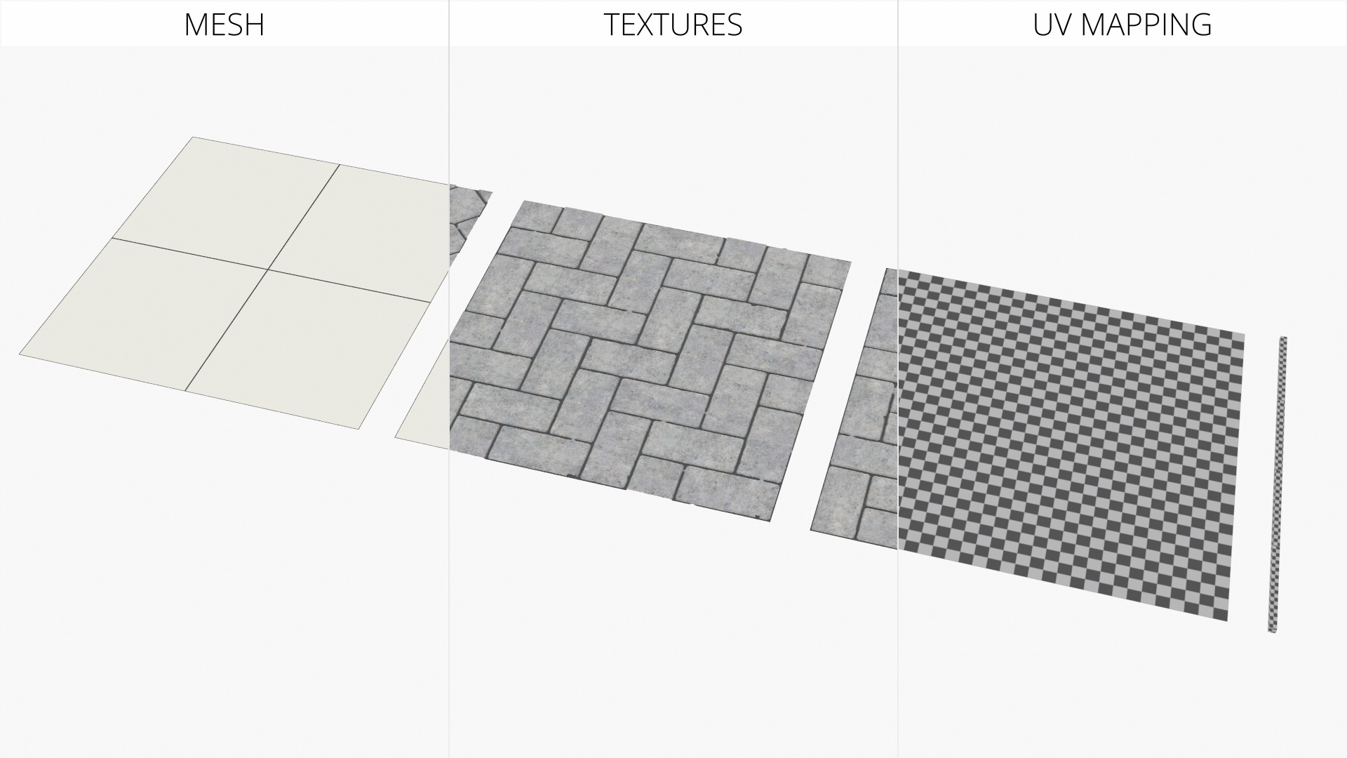 Concrete Paver Set with Border Gray, view 7
