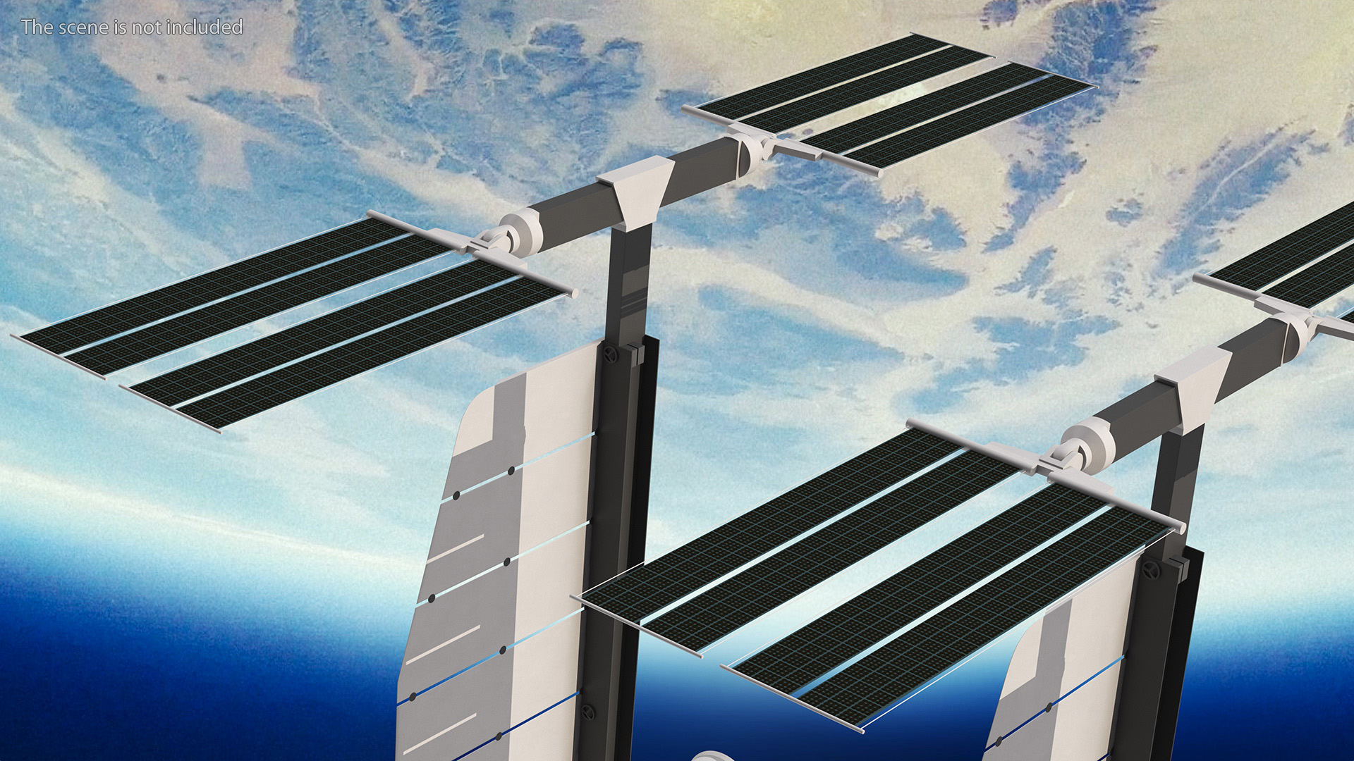 3D model Orbital Reef Blue Origin Space Station Rigged