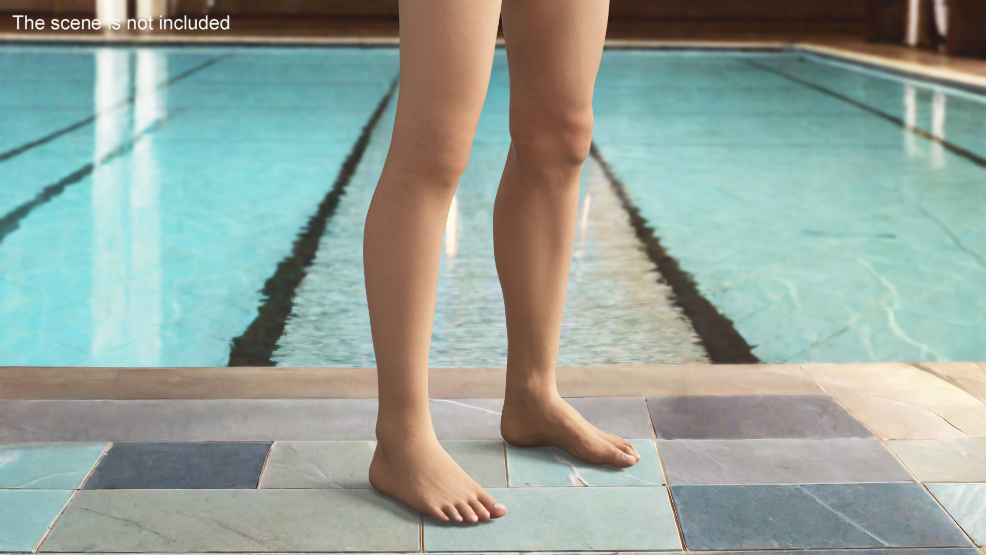 3D Realistic Young Boy Leg model