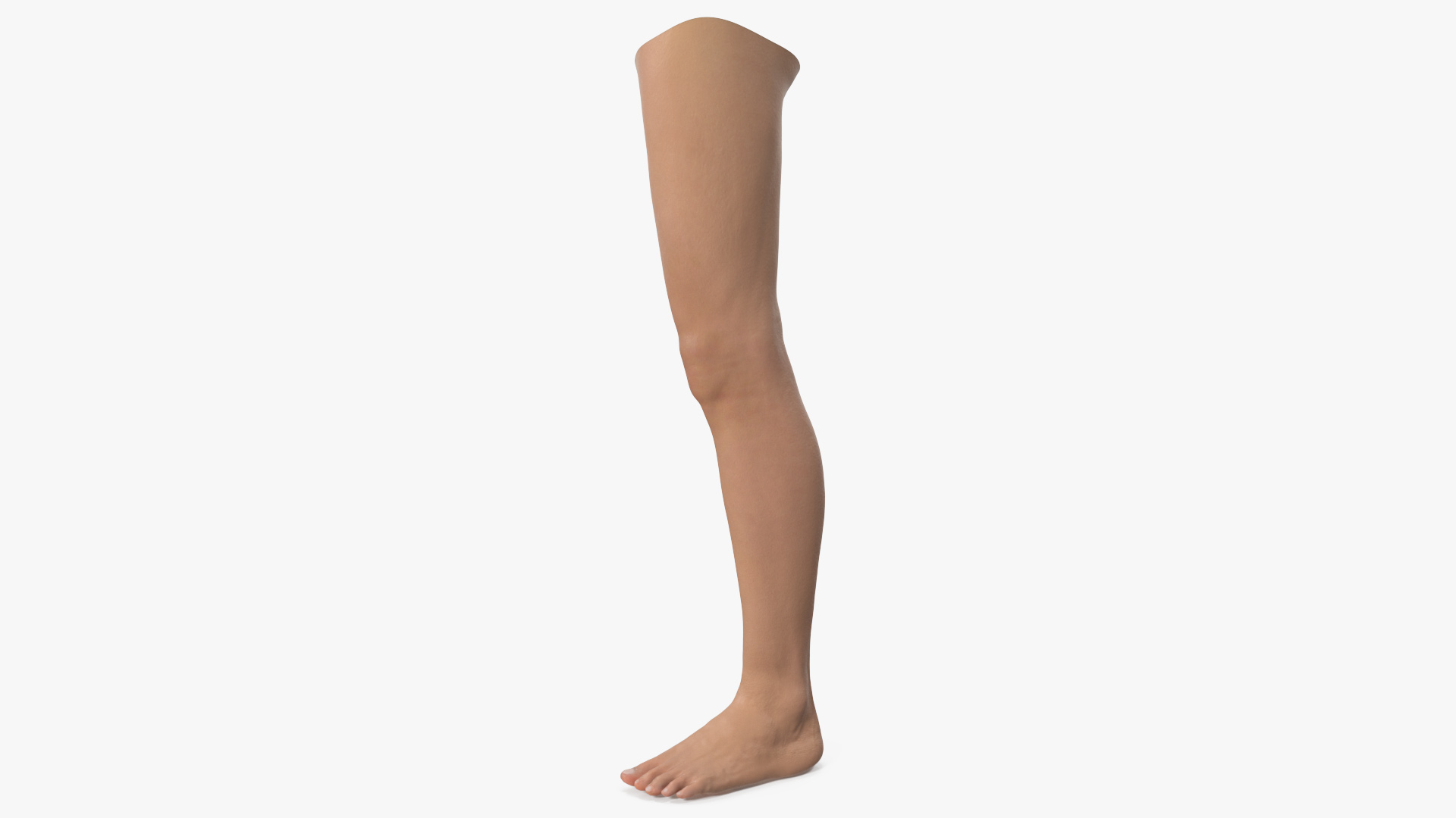 3D Realistic Young Boy Leg model