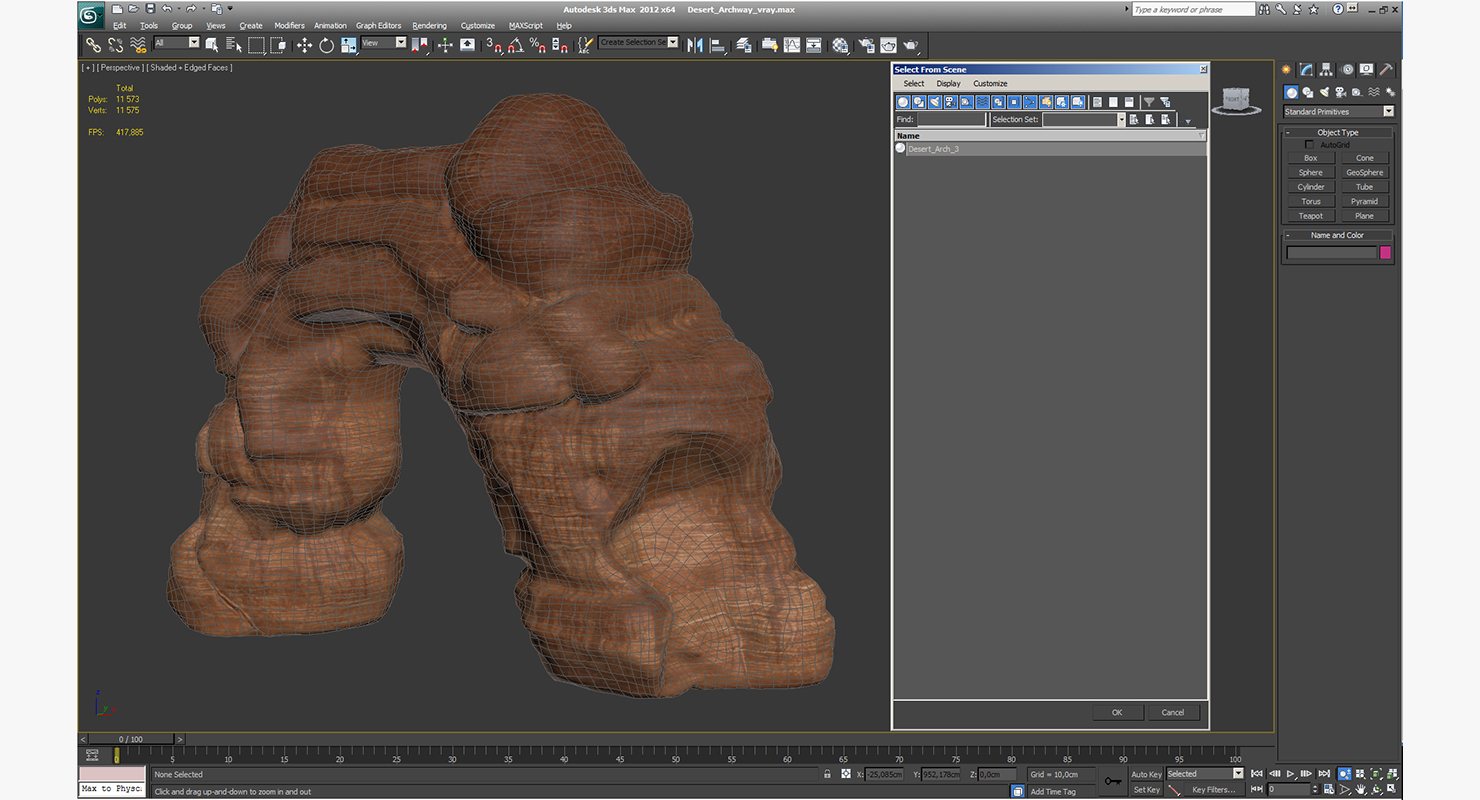 Desert Archway 3D model