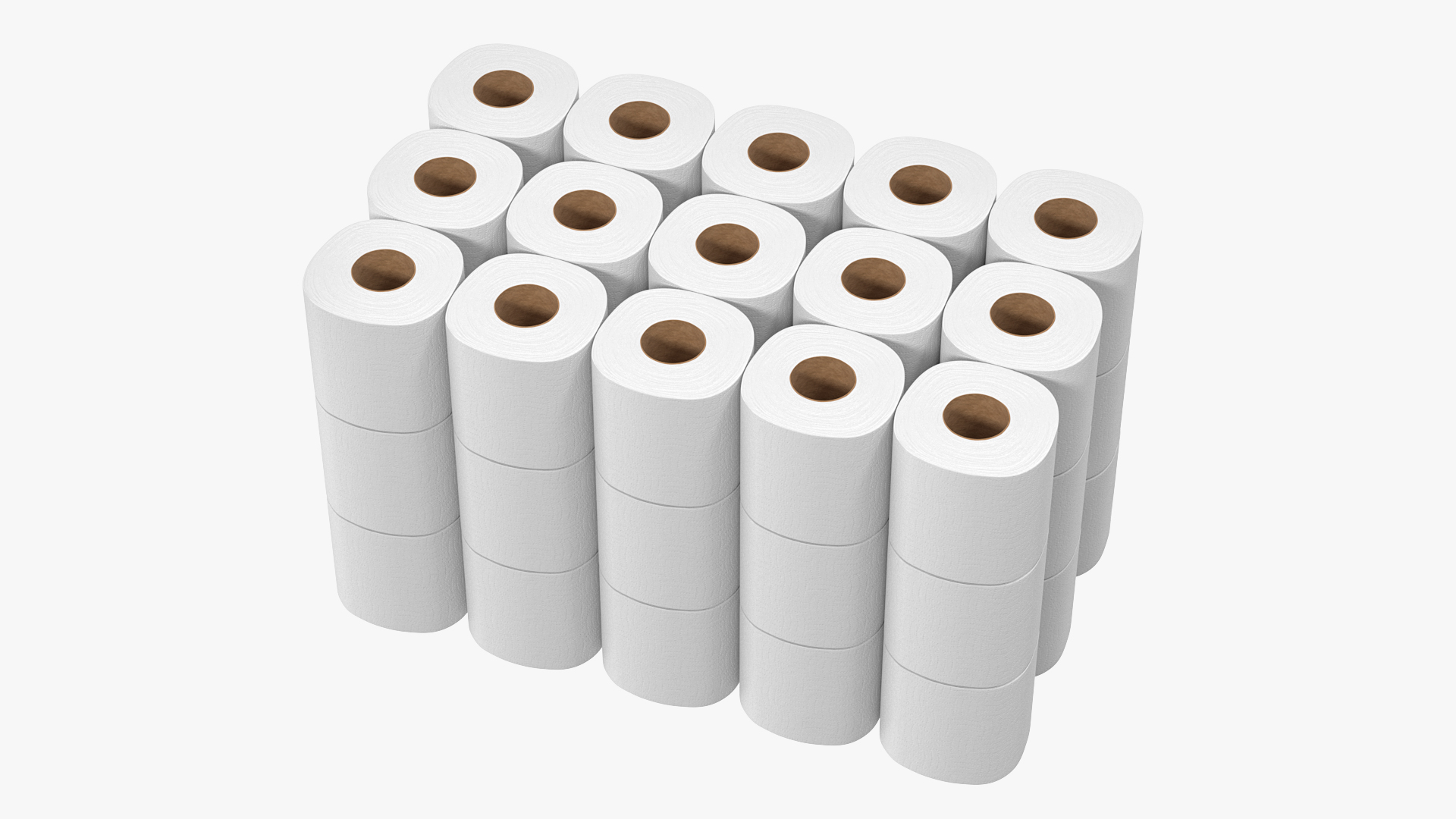 3D model Bath Tissue 45 Rolls Pack