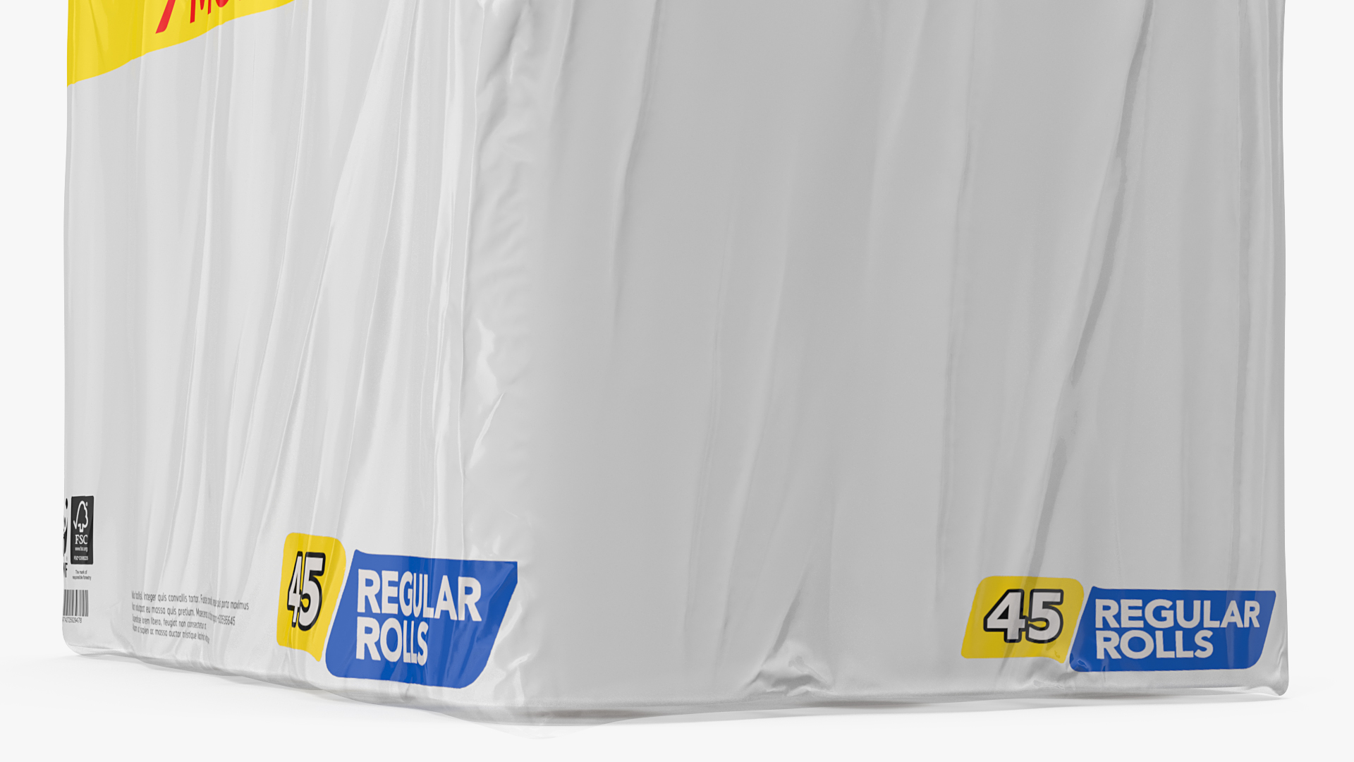 3D model Bath Tissue 45 Rolls Pack