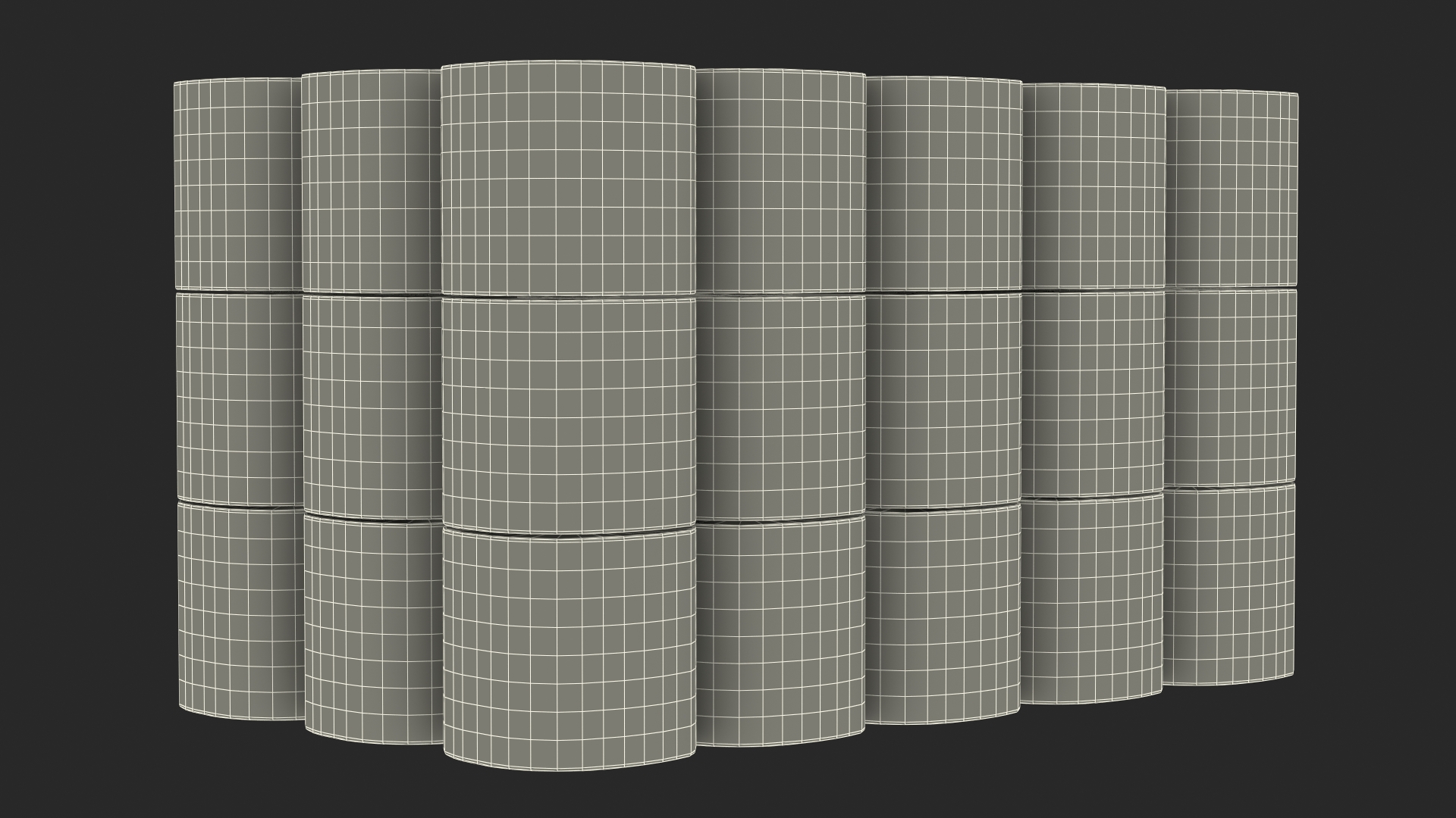 3D model Bath Tissue 45 Rolls Pack