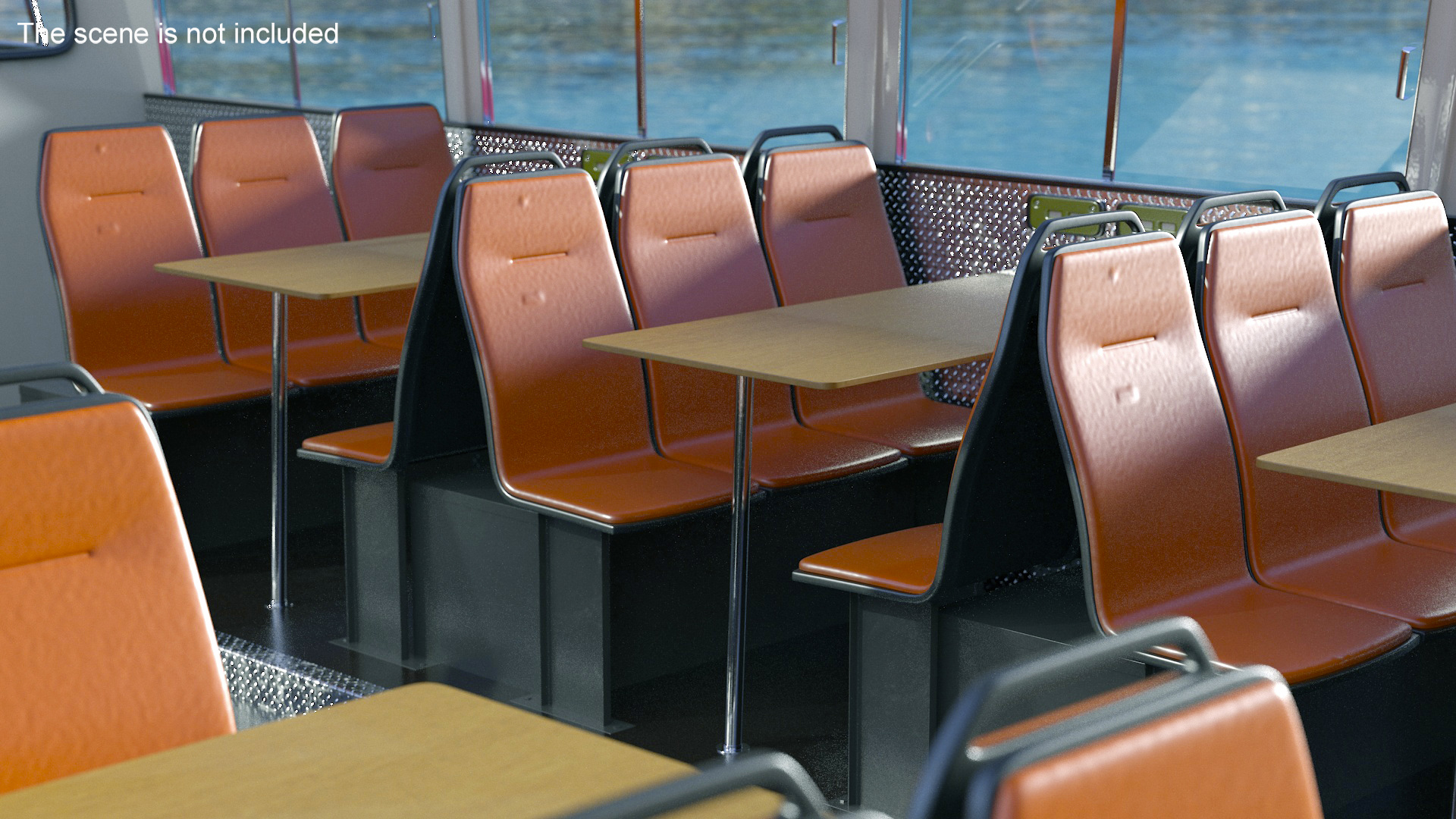 Cruise Black Boat 3D