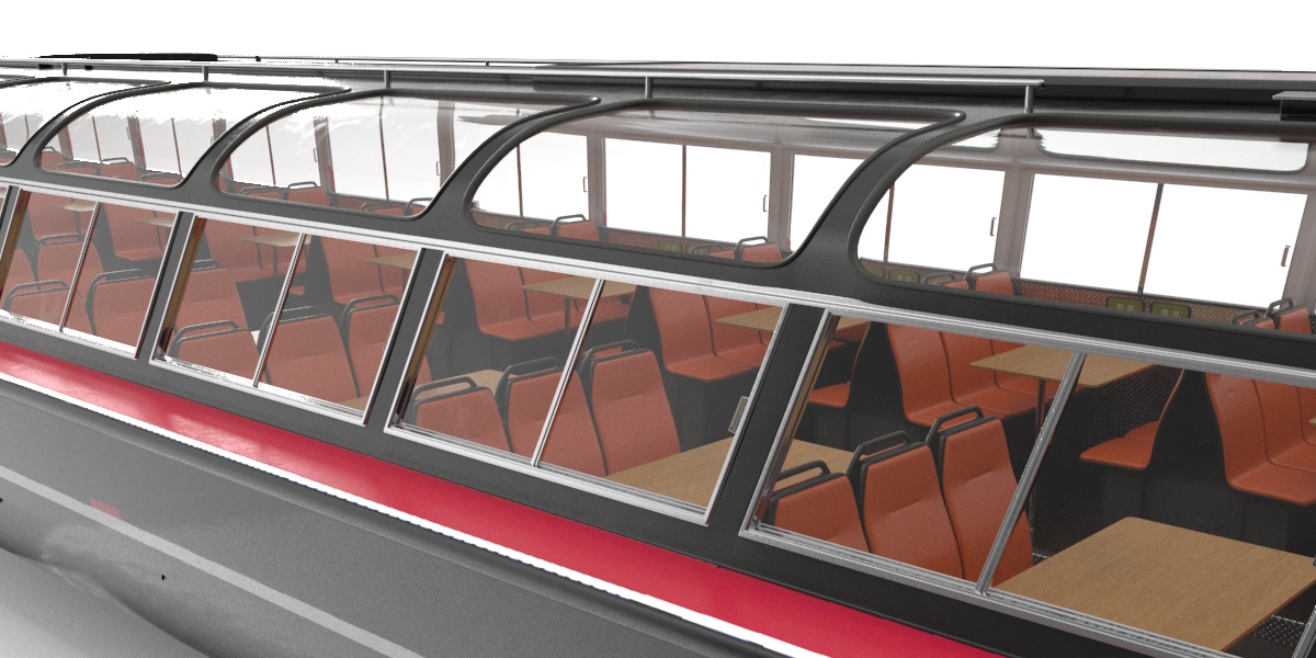 Cruise Black Boat 3D