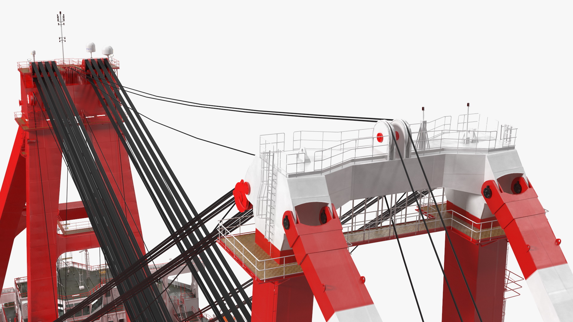 3D Floating Vessel Crane