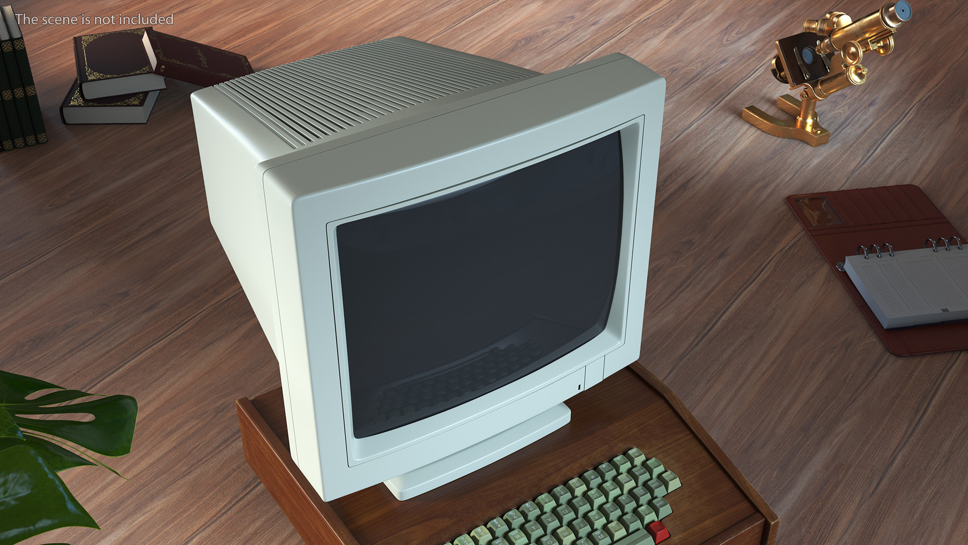 Vintage CRT Monitor 3D model