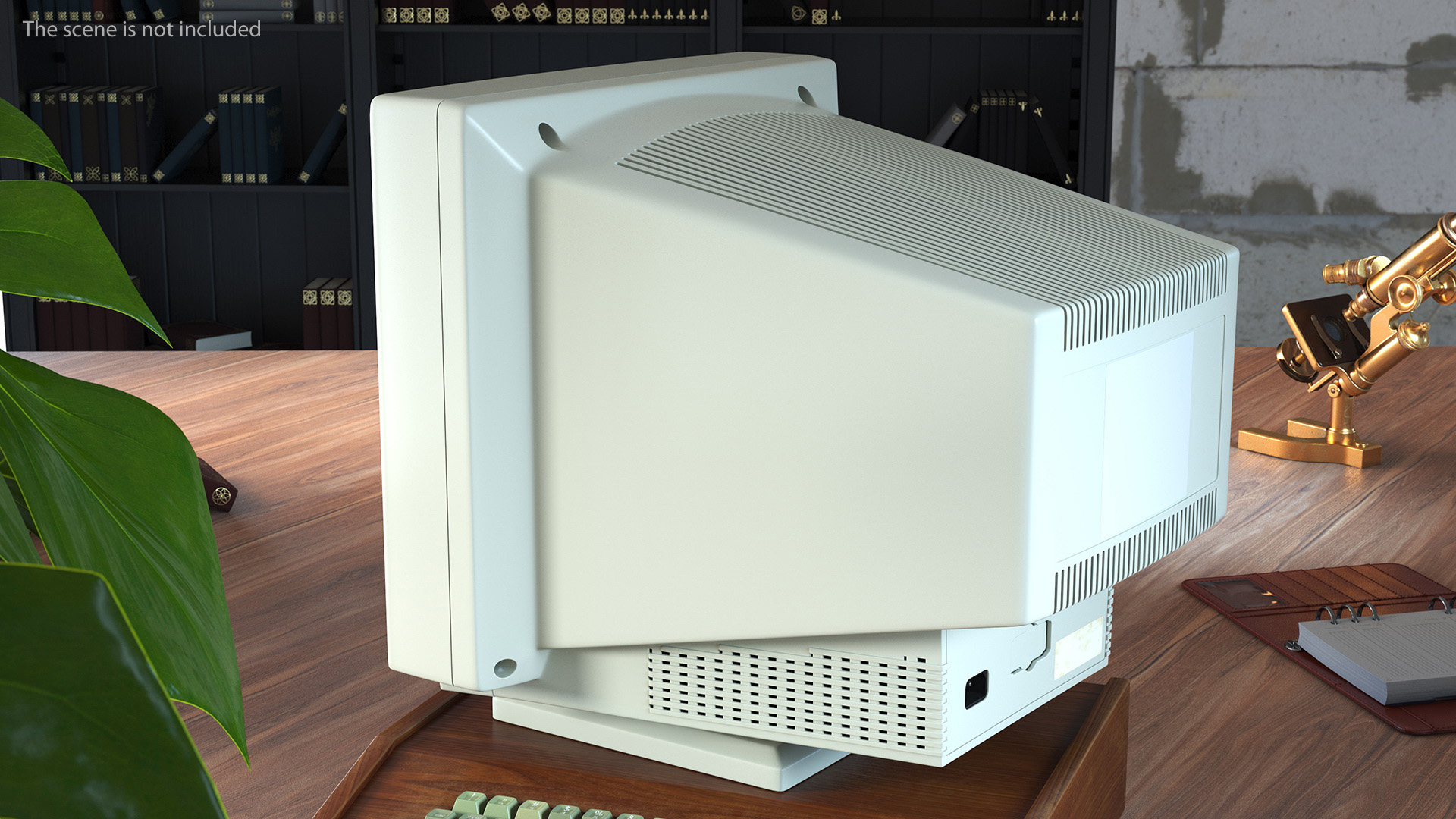 Vintage CRT Monitor 3D model