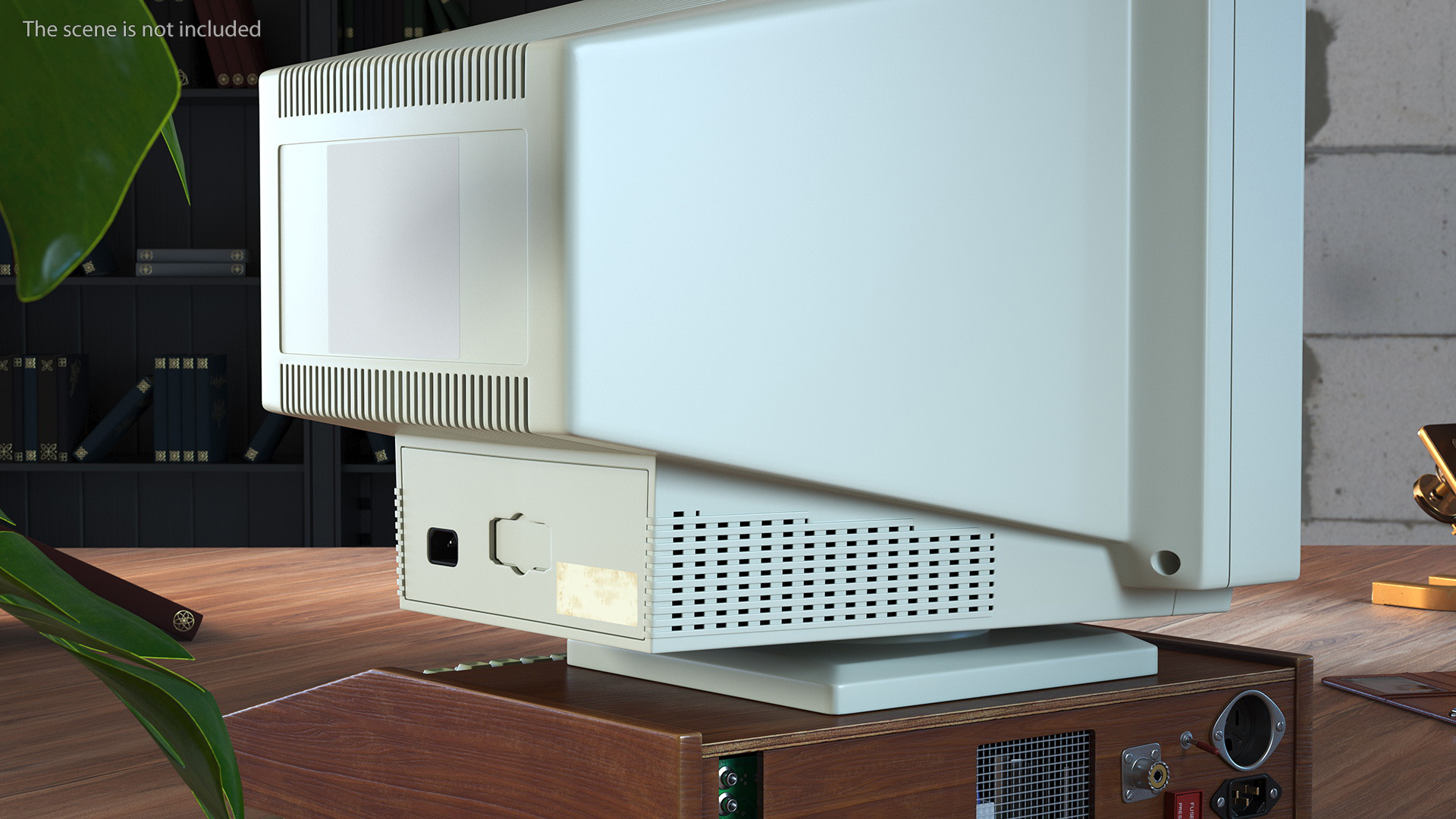 Vintage CRT Monitor 3D model