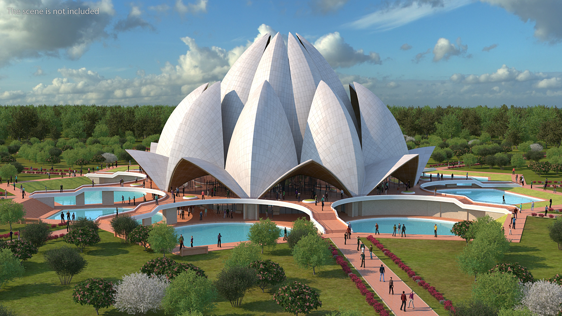 Lotus Temple 3D