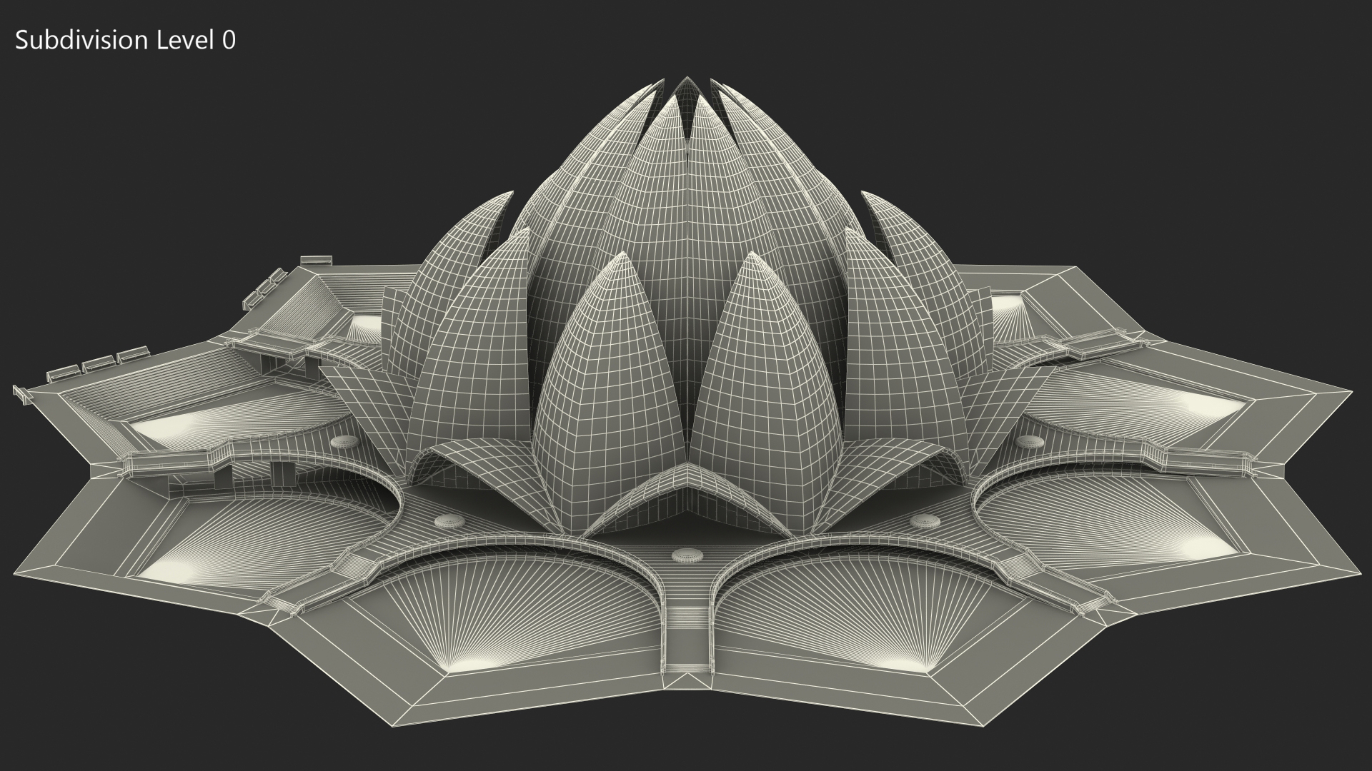 Lotus Temple 3D