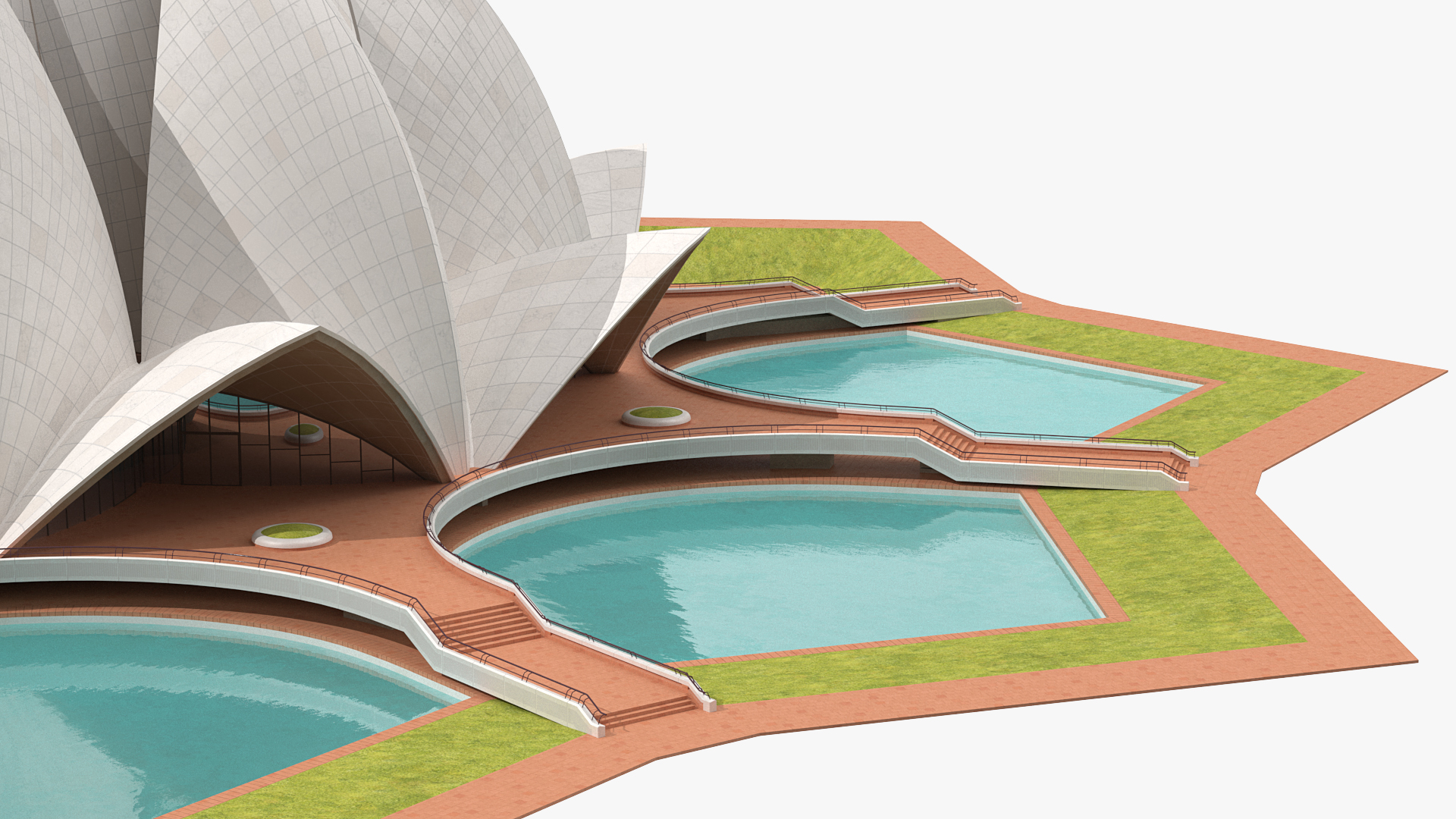 Lotus Temple 3D