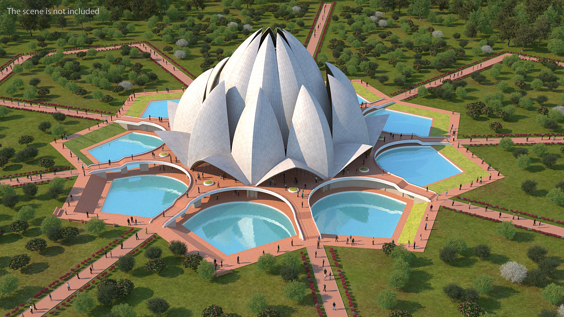 Lotus Temple 3D