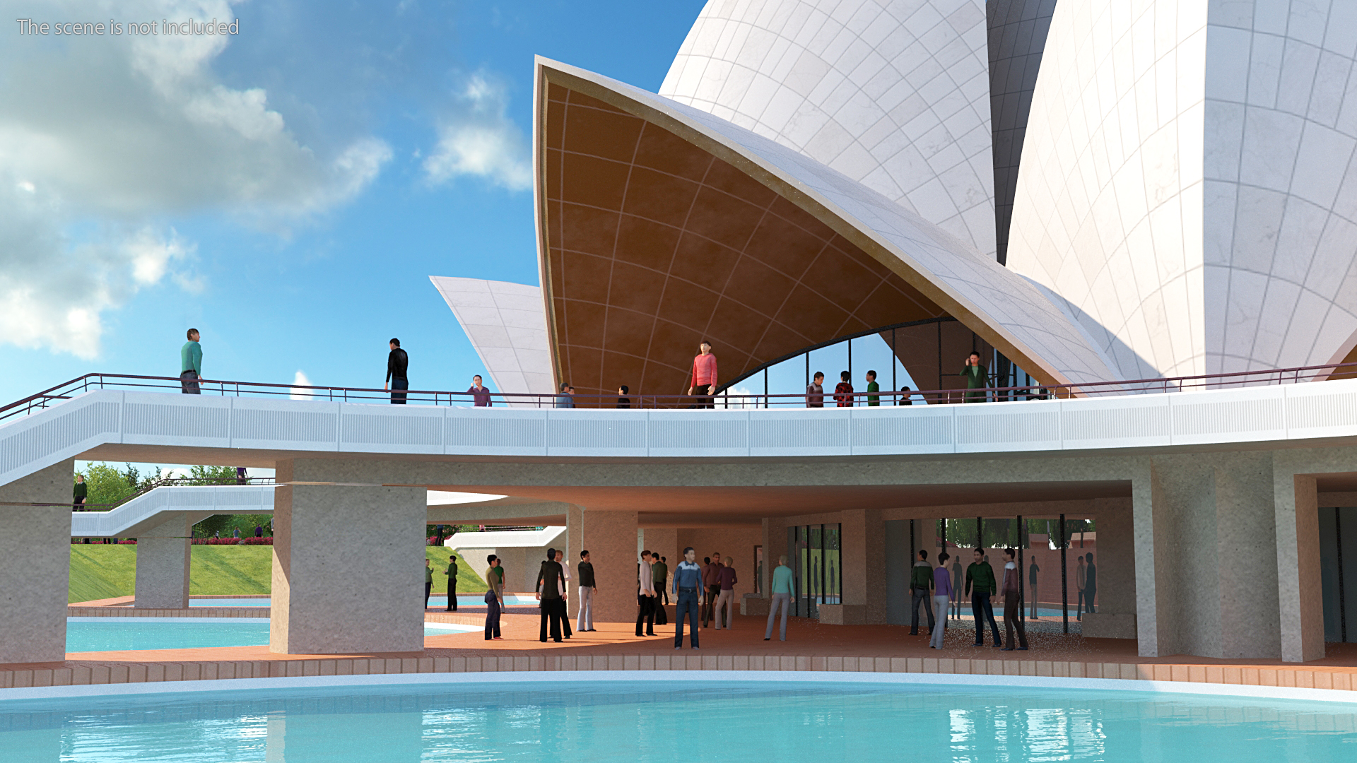Lotus Temple 3D