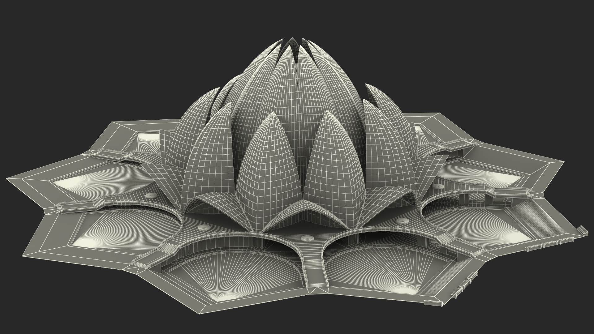 Lotus Temple 3D