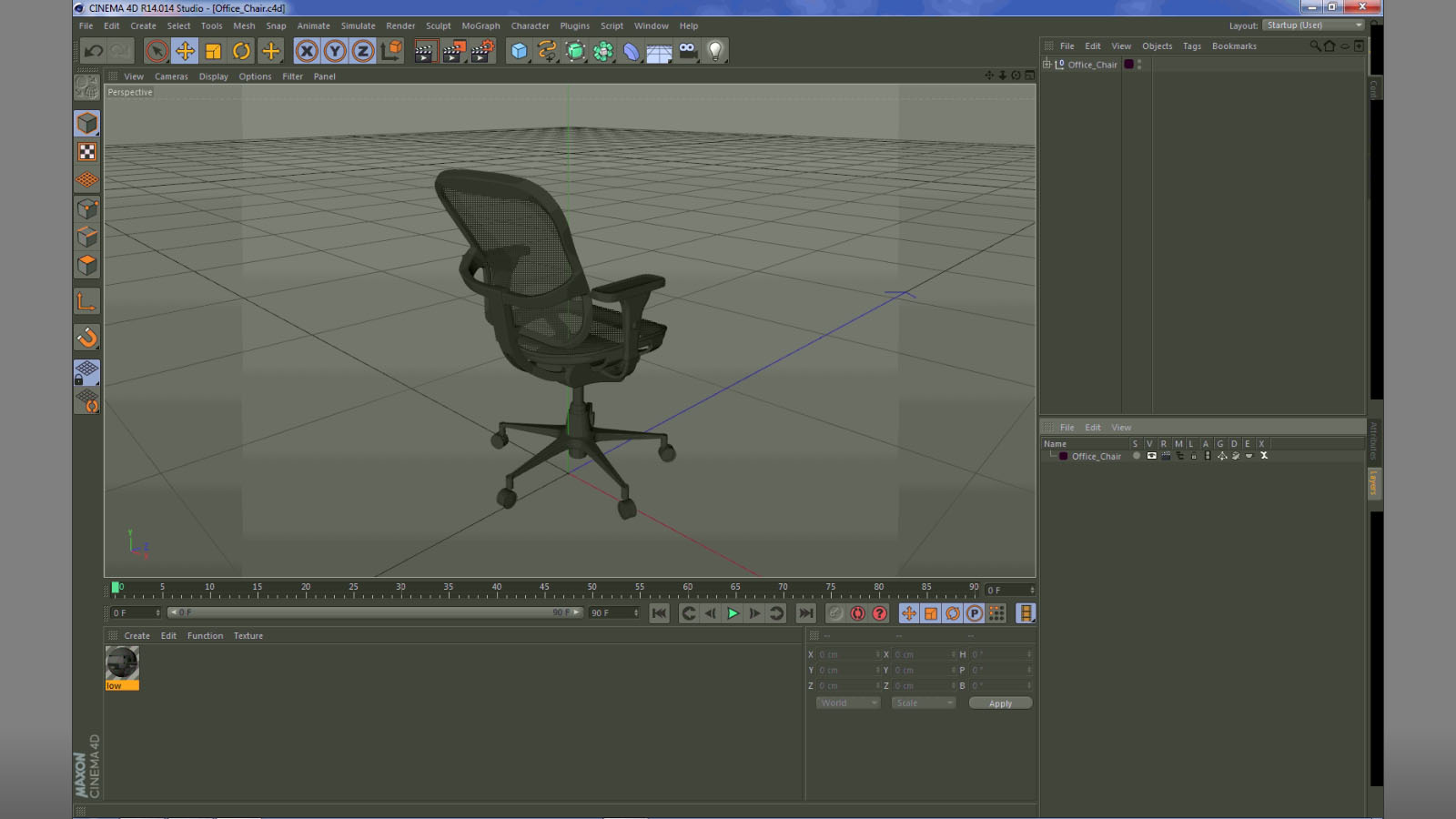 Office Chair 3D
