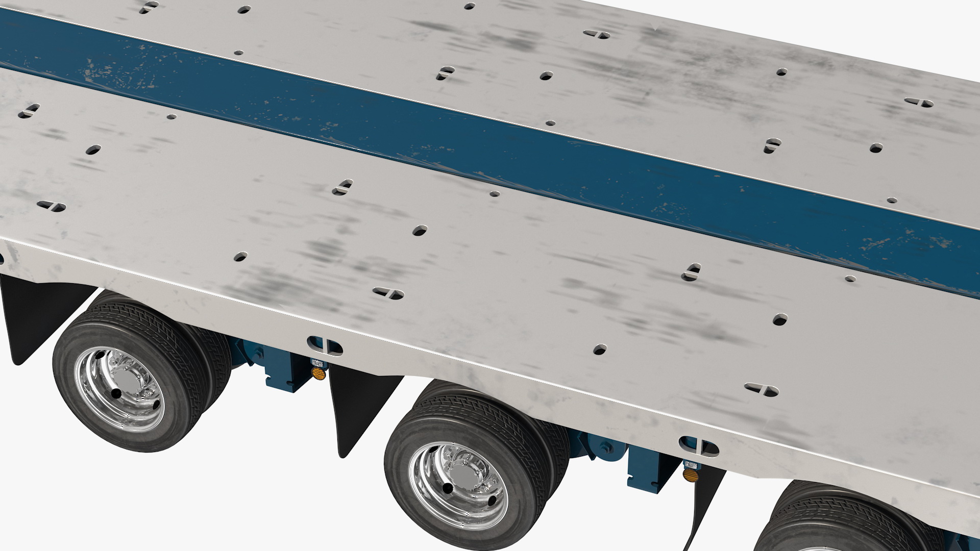 3D model Cabover Truck with Bulldozer on Heavy Transport Trailer