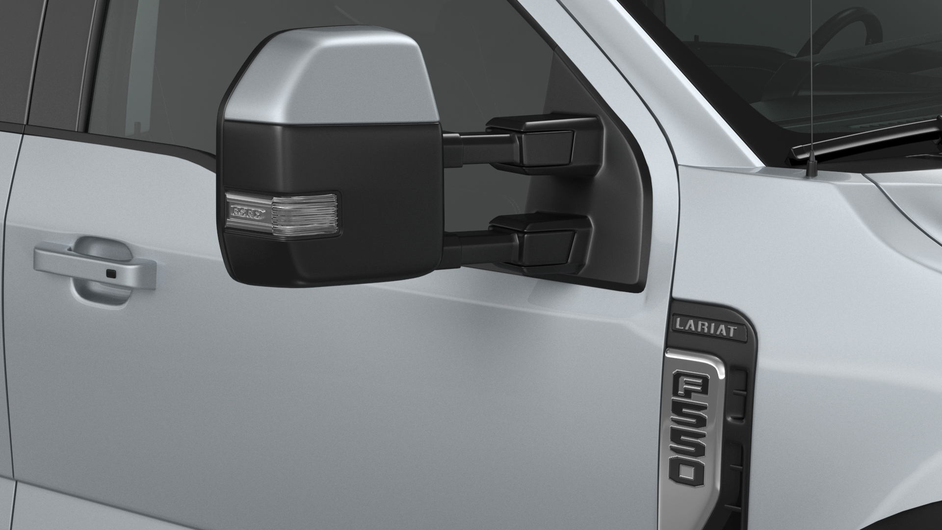 3D Ford Super Duty 2023 F-550 DRW Lariat Silver Metallic model