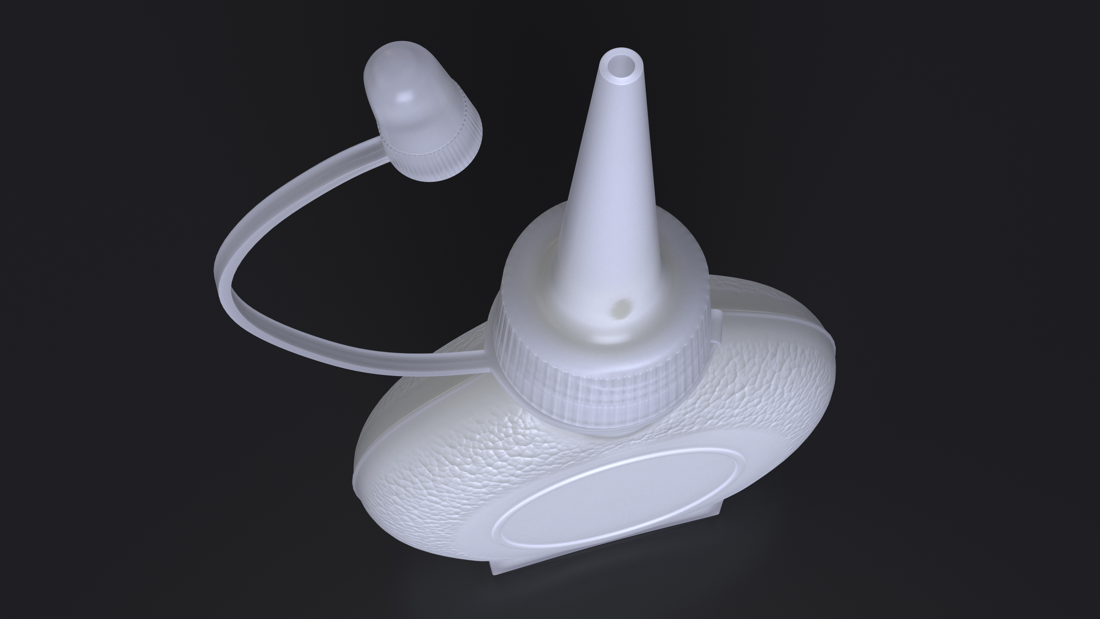 3D model Plastic Oiler Opened