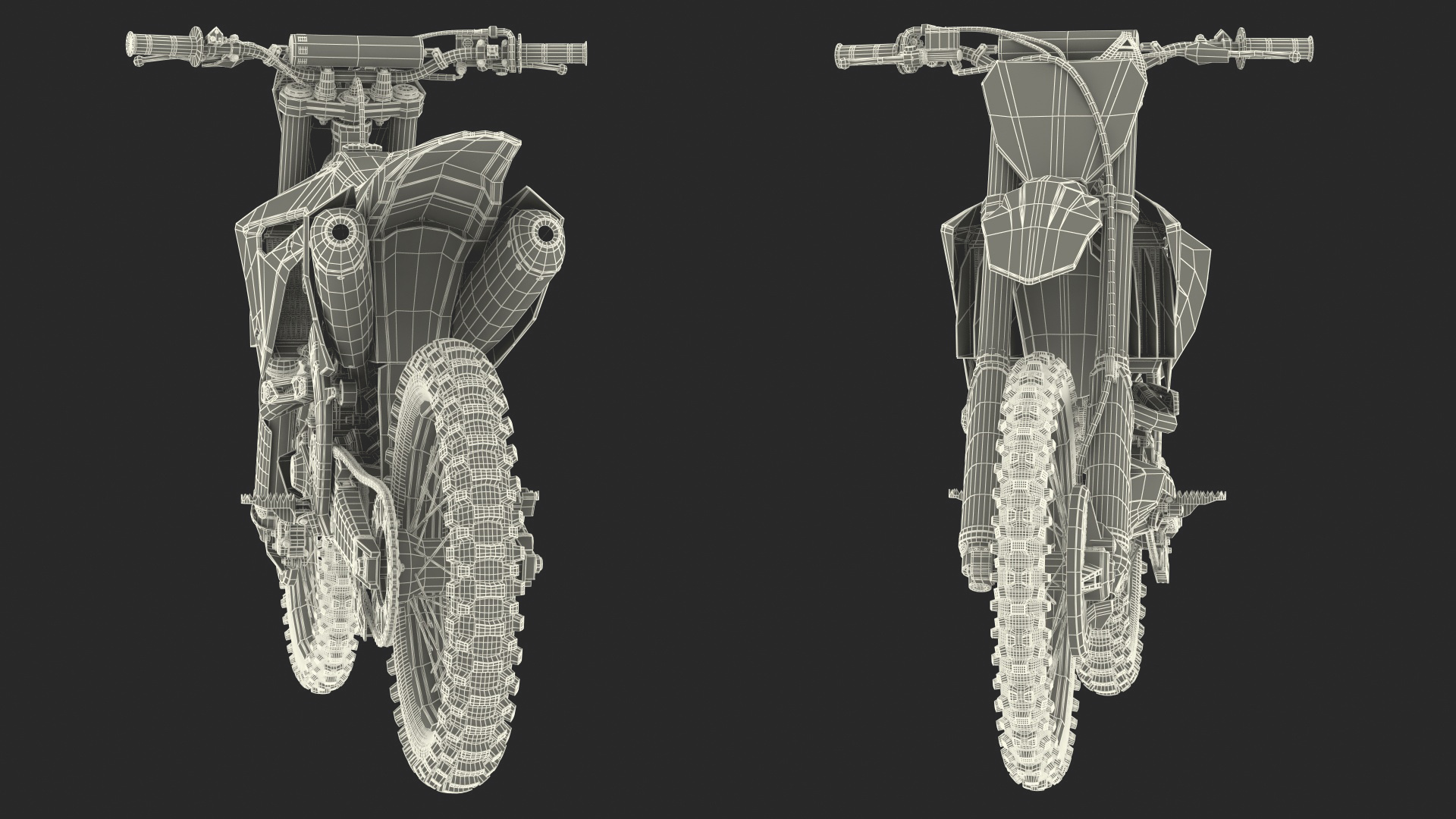 3D Motocross Bike Honda CRF250R 2018 model
