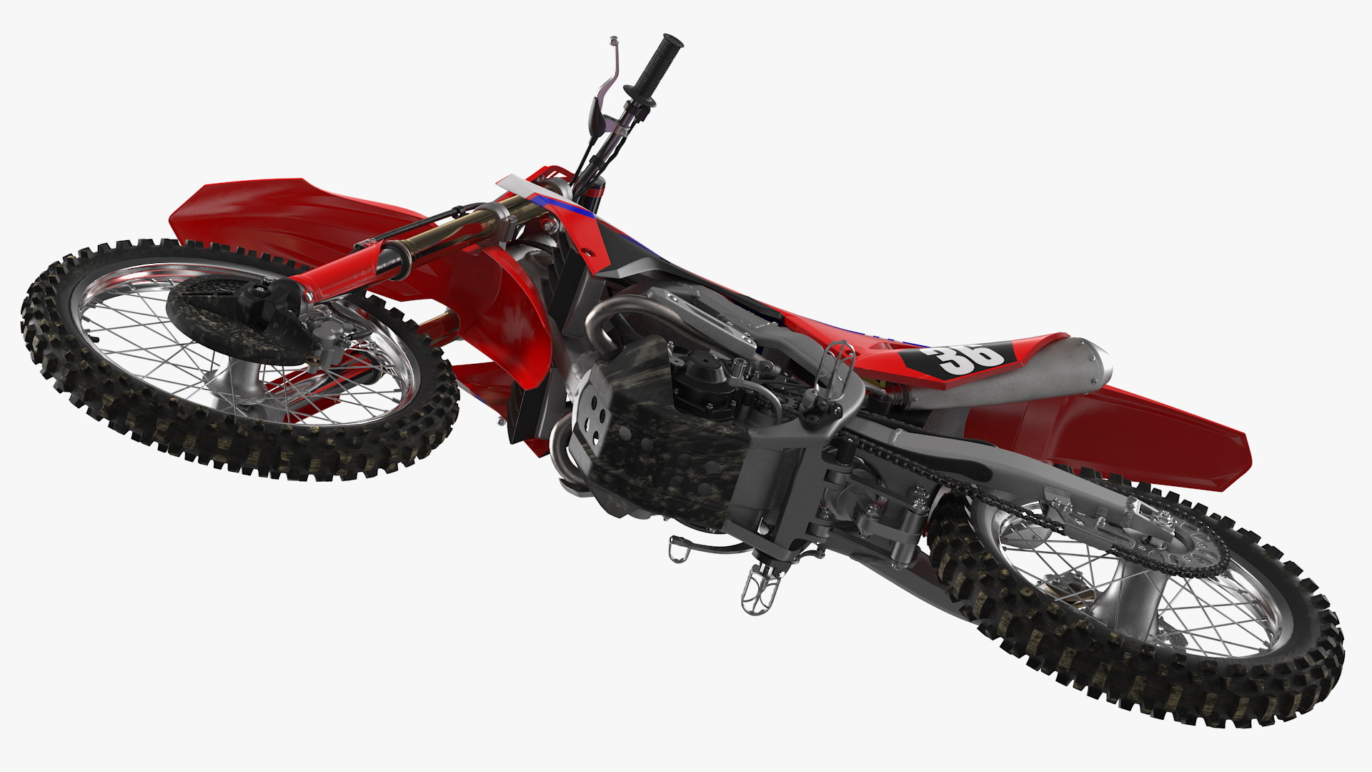 3D Motocross Bike Honda CRF250R 2018 model