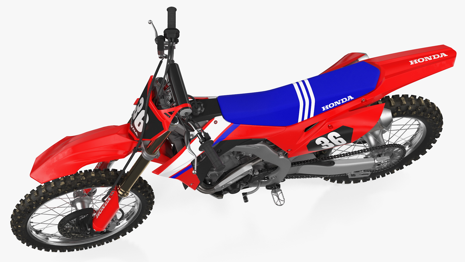 3D Motocross Bike Honda CRF250R 2018 model