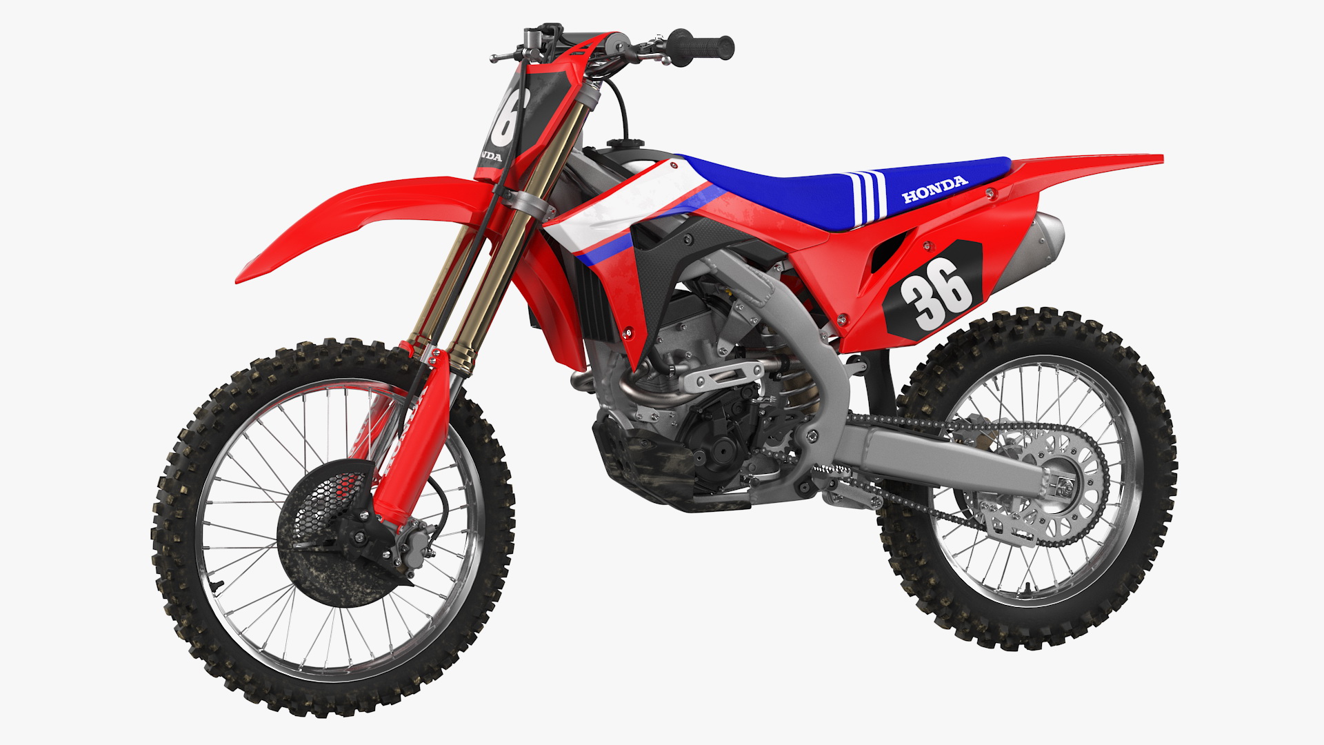 3D Motocross Bike Honda CRF250R 2018 model