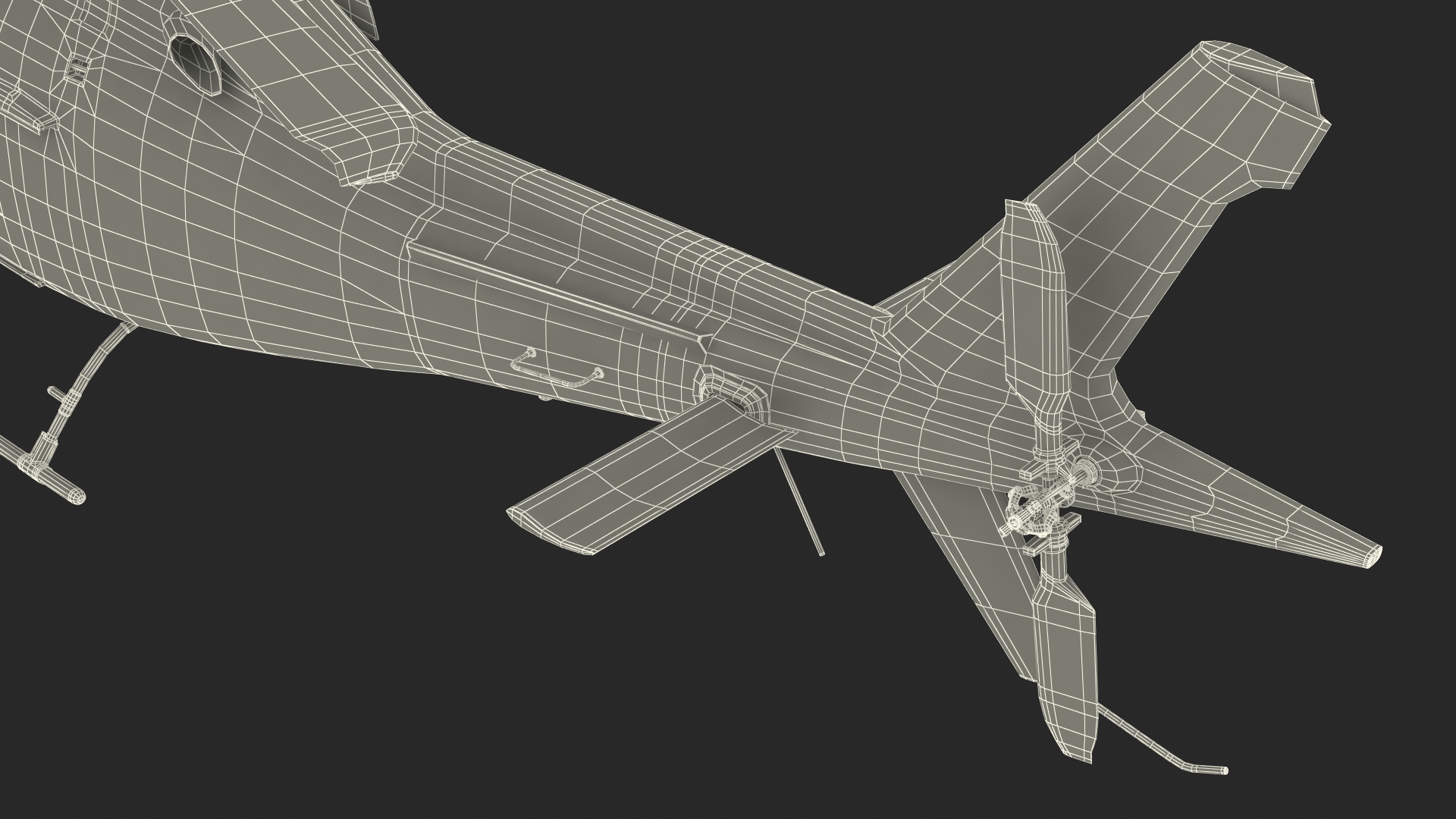 3D Leonardo AgustaWestland AW119 Helicopter Blue Rigged for Maya