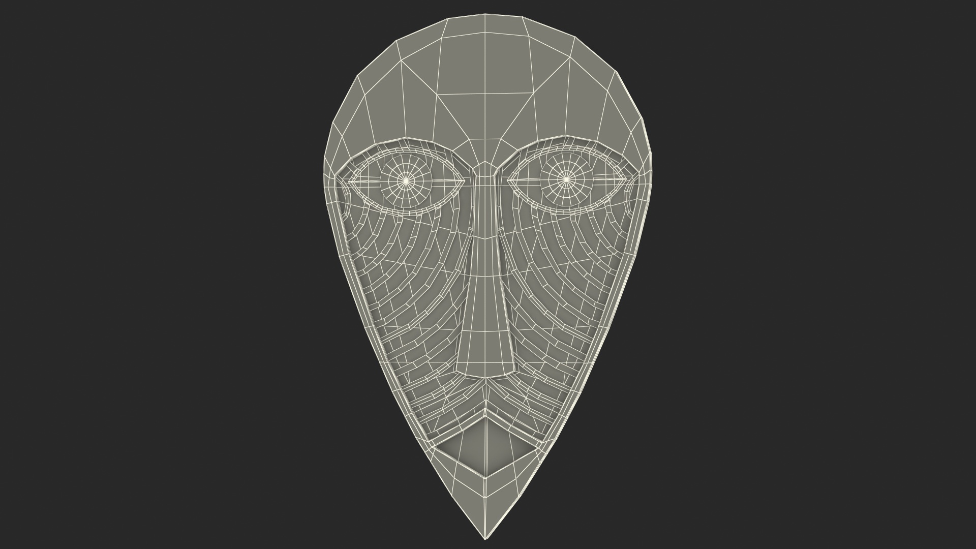 3D model Decorative African Design Mask