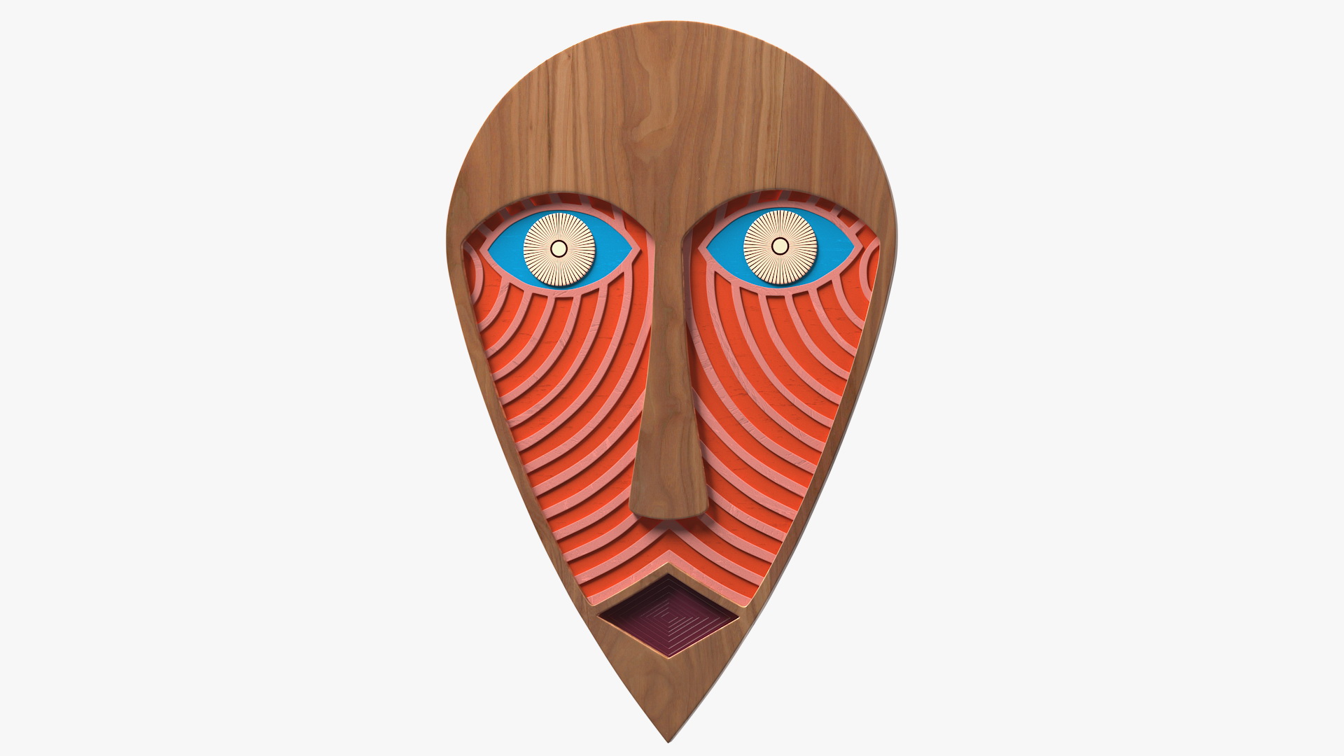 3D model Decorative African Design Mask