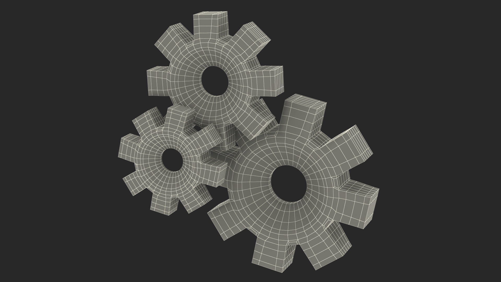 3D Gear Stylized Concept Icon