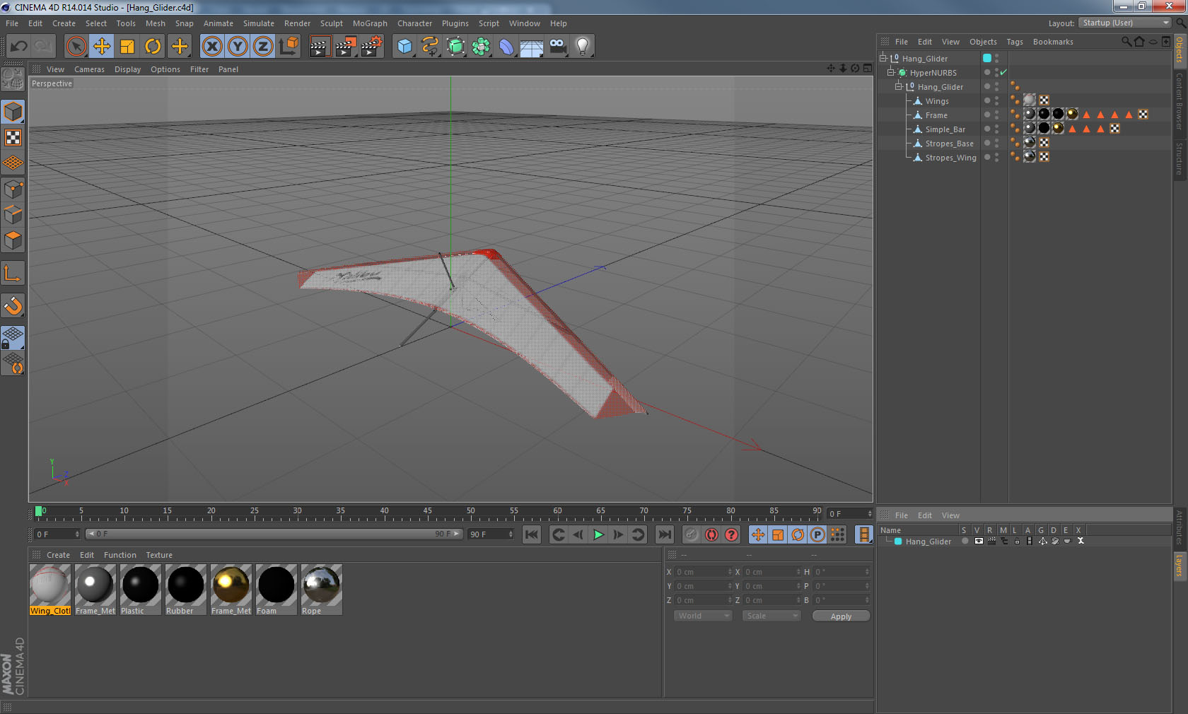 3D Hang Glider