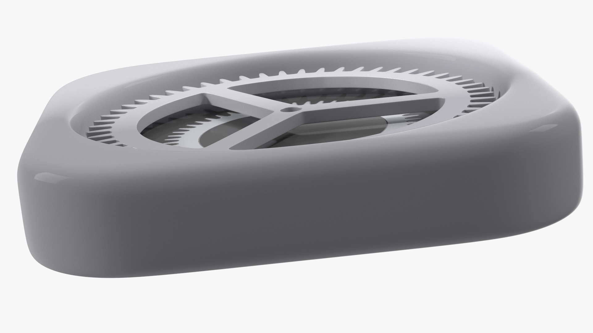 iPhone iOS Settings Icon 3D model