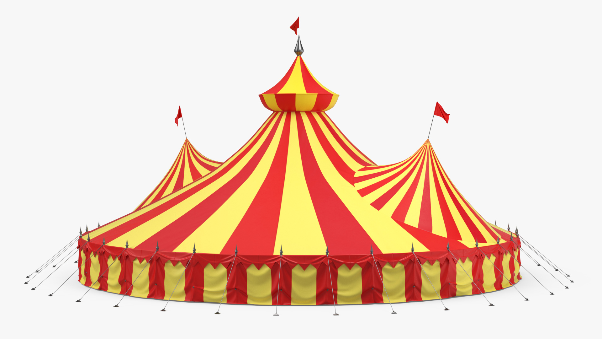 3D Big Round Circus Tent