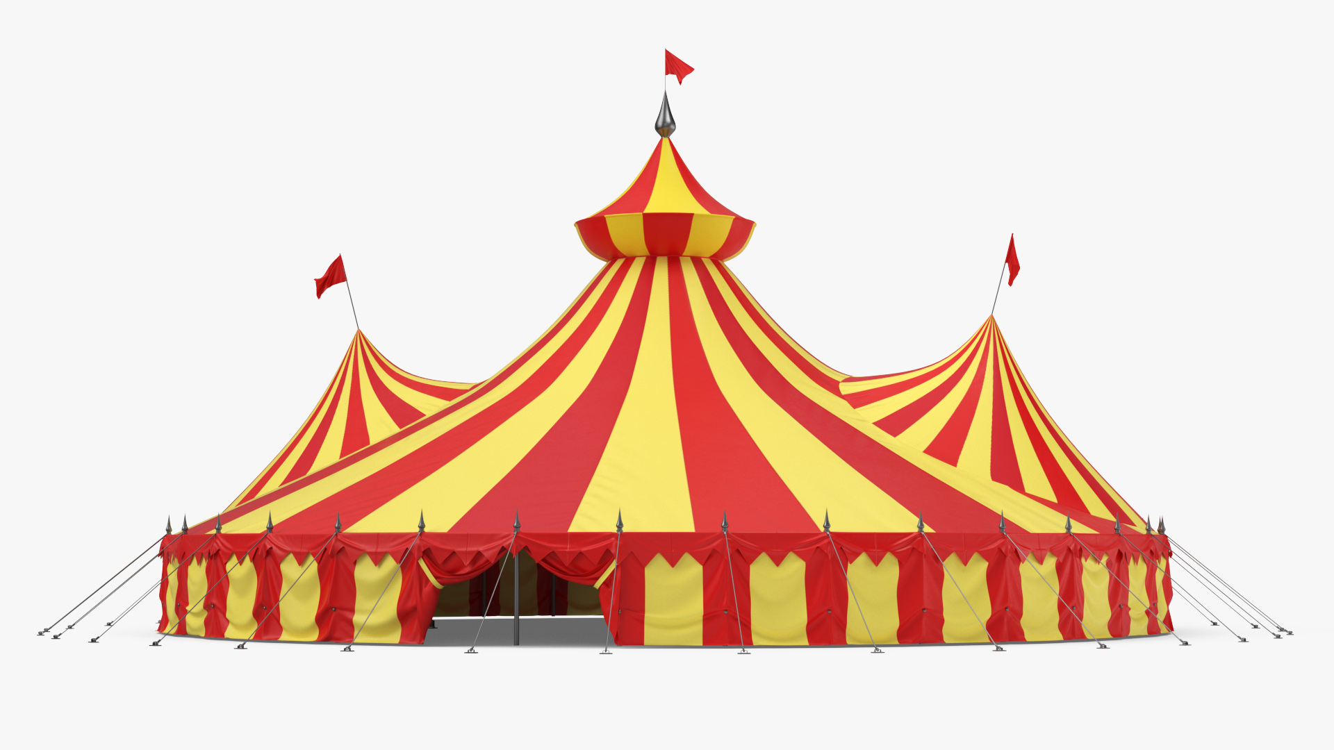 3D Big Round Circus Tent