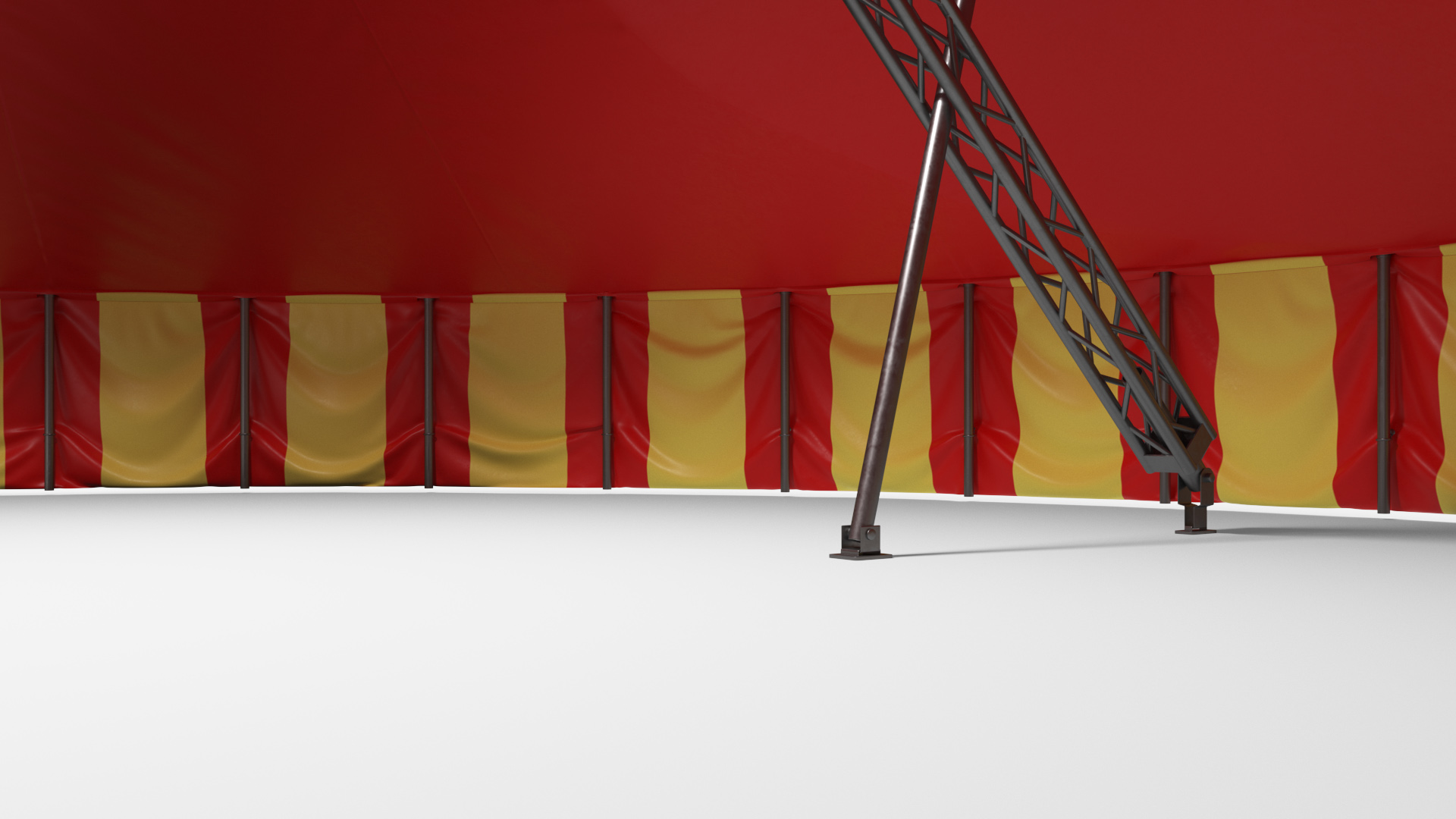 3D Big Round Circus Tent