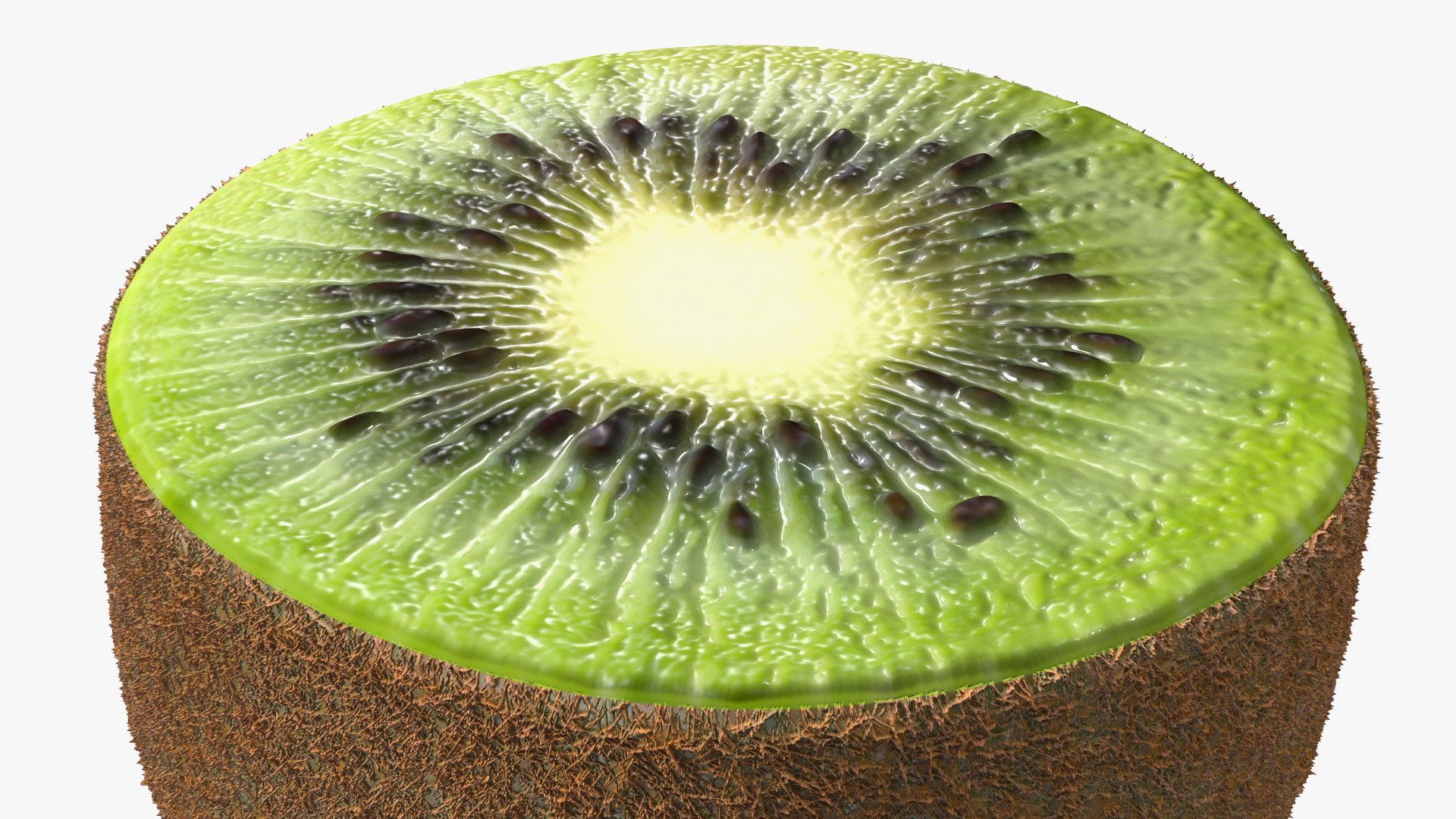 3D Kiwi Halves