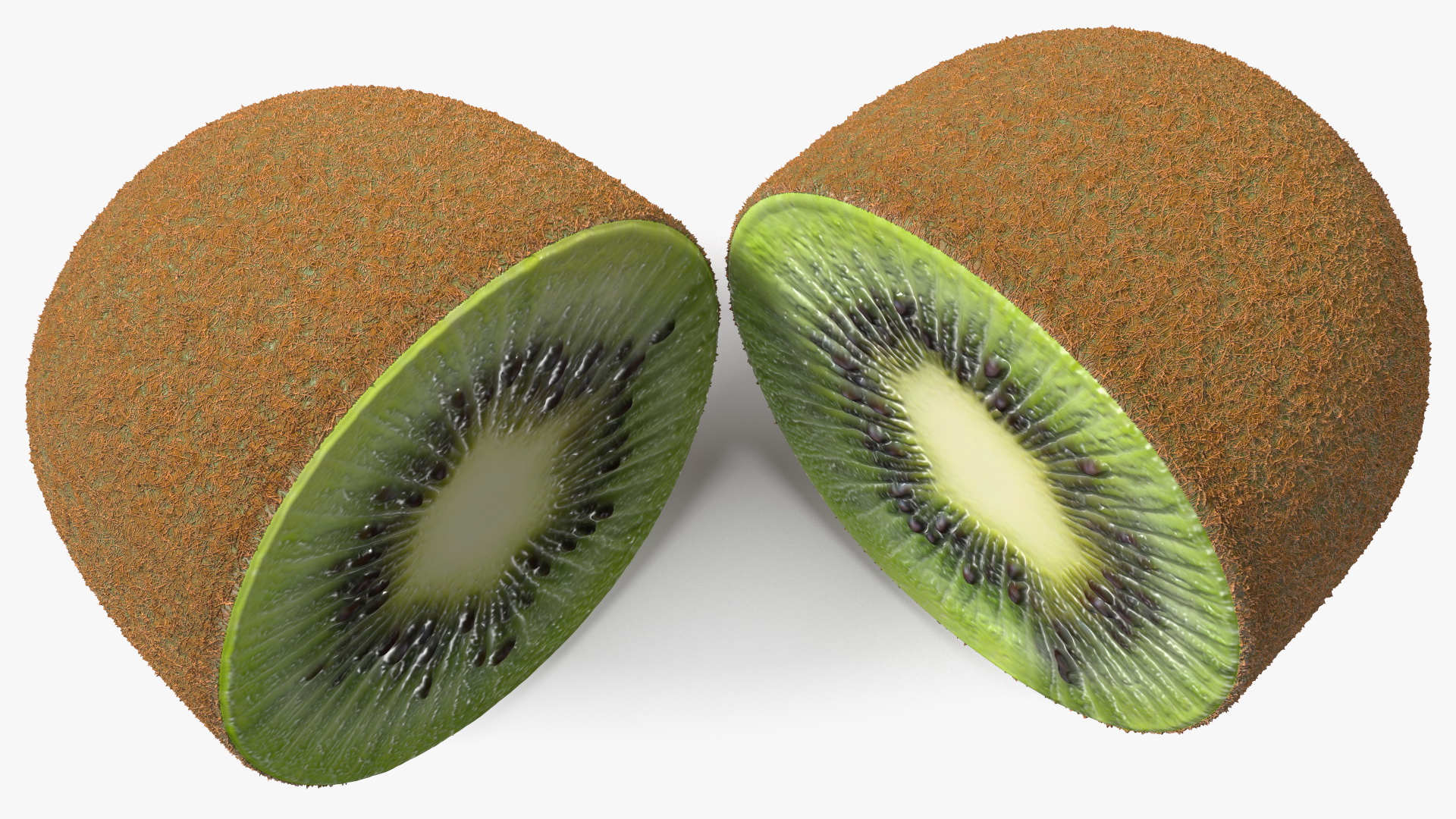 3D Kiwi Halves
