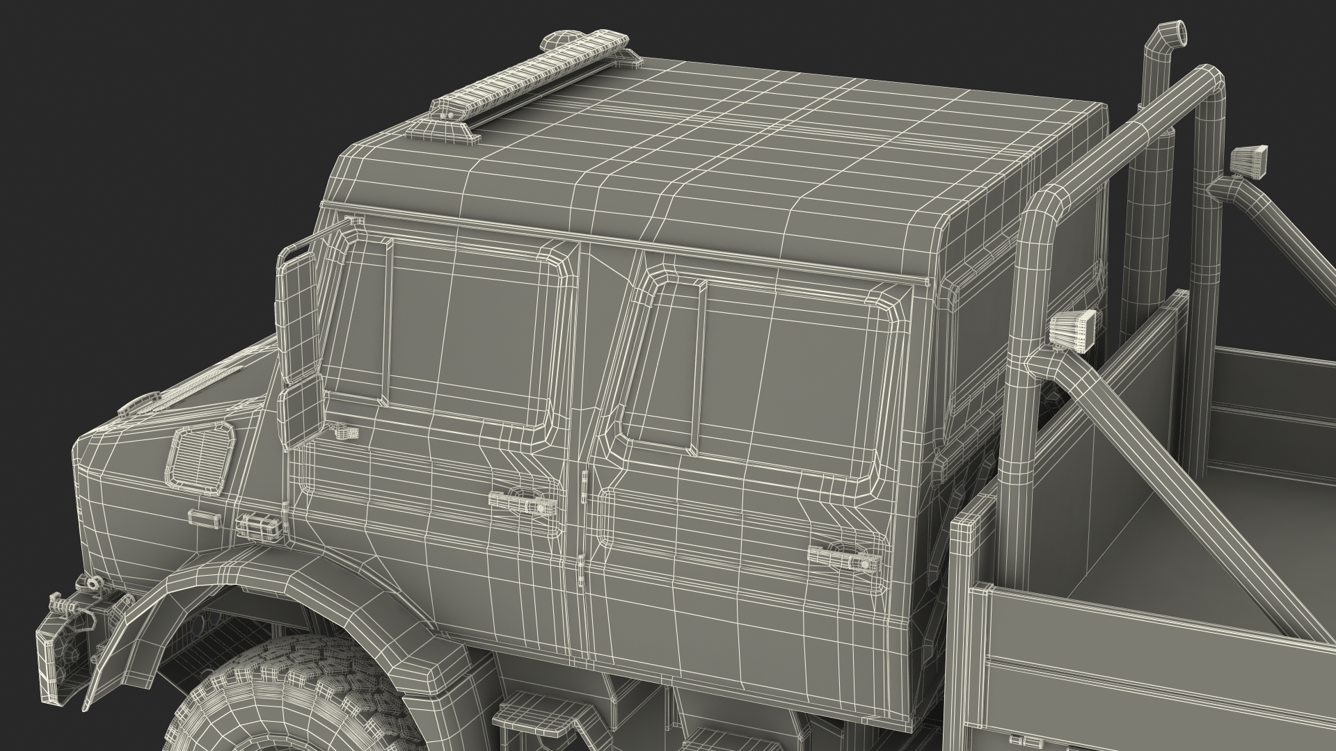 3D model Off Road Cargo Truck