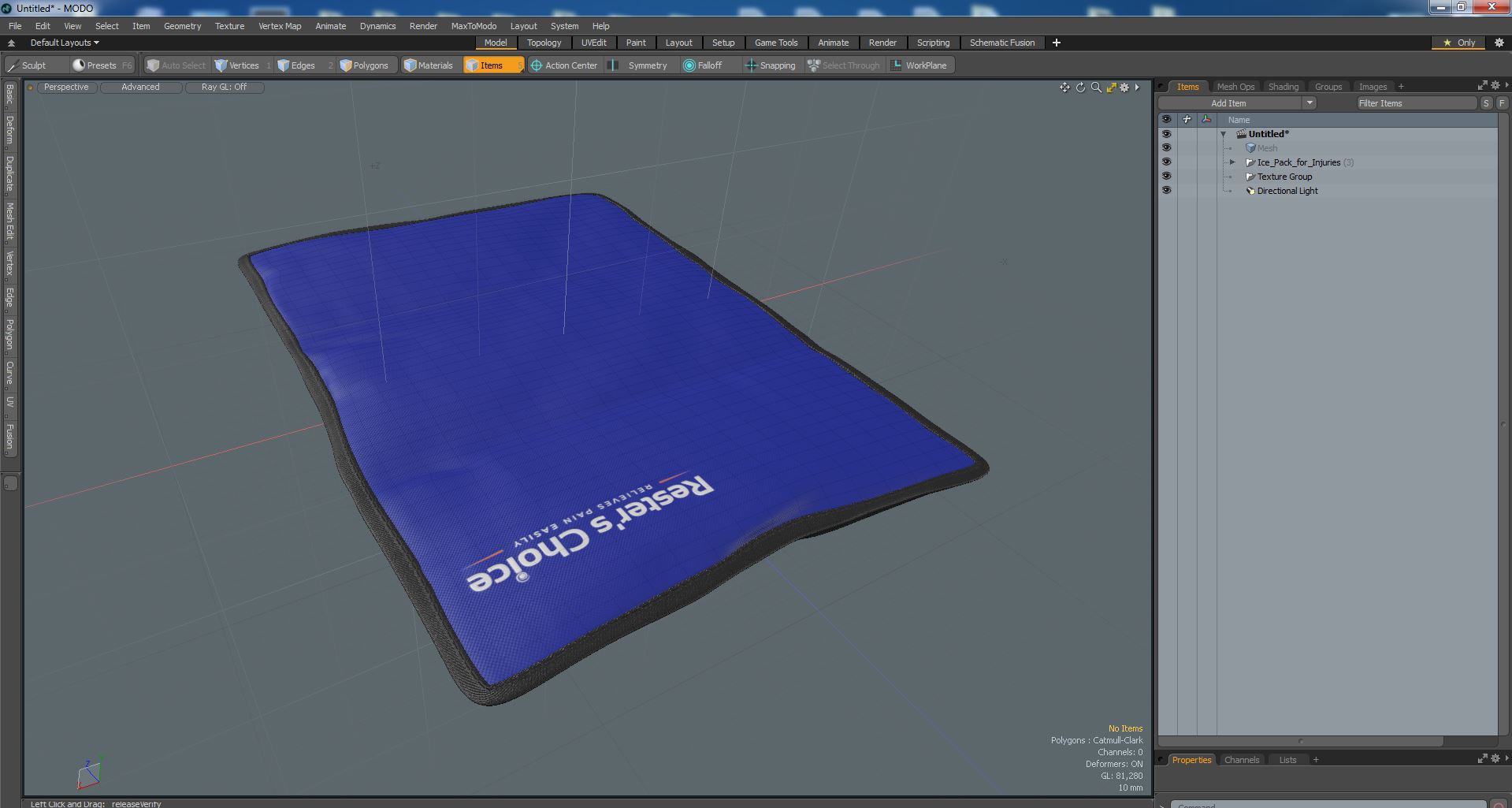 3D Ice Pack for Injuries