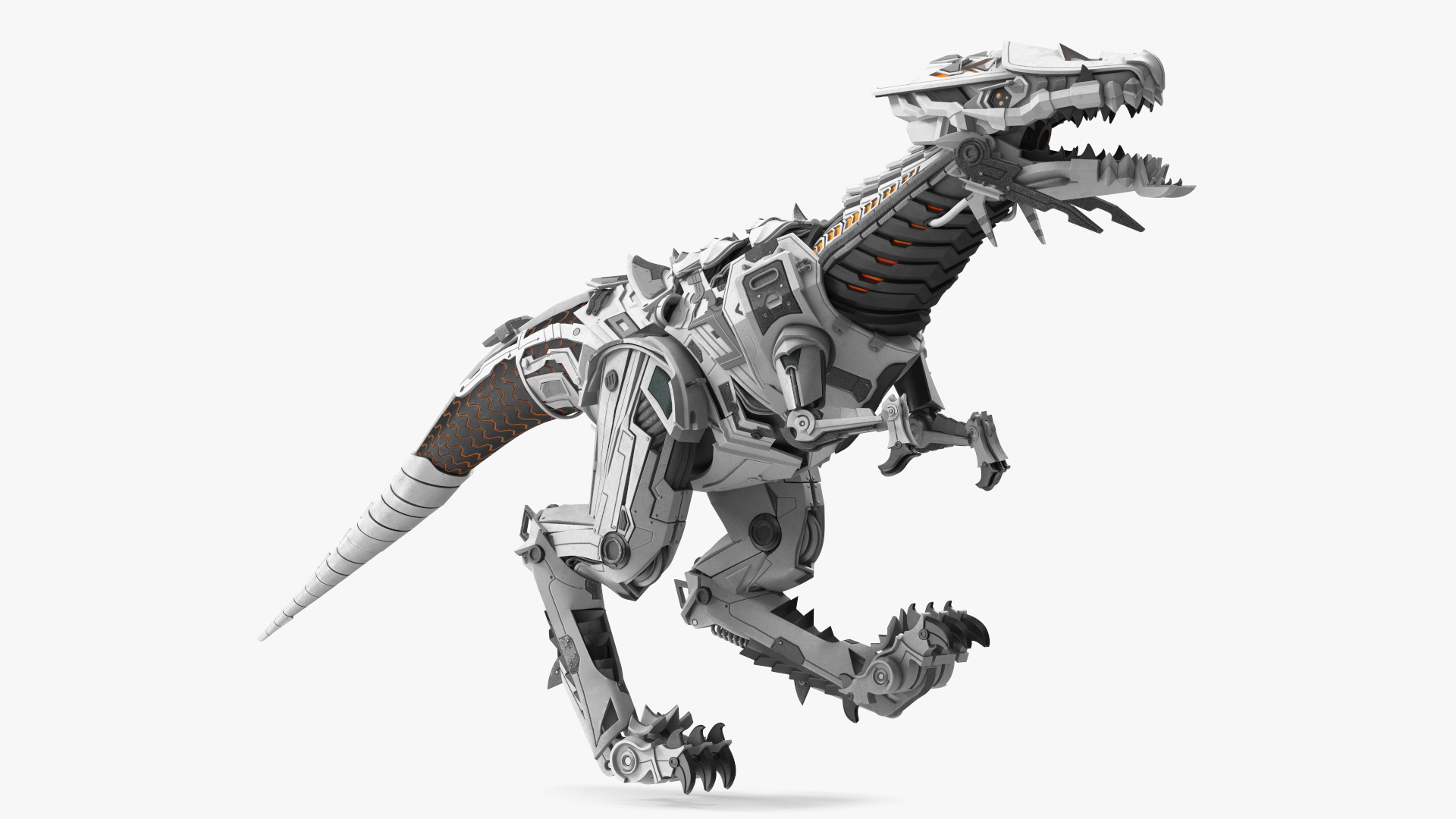 3D model Dinosaur Robot Rigged for Maya