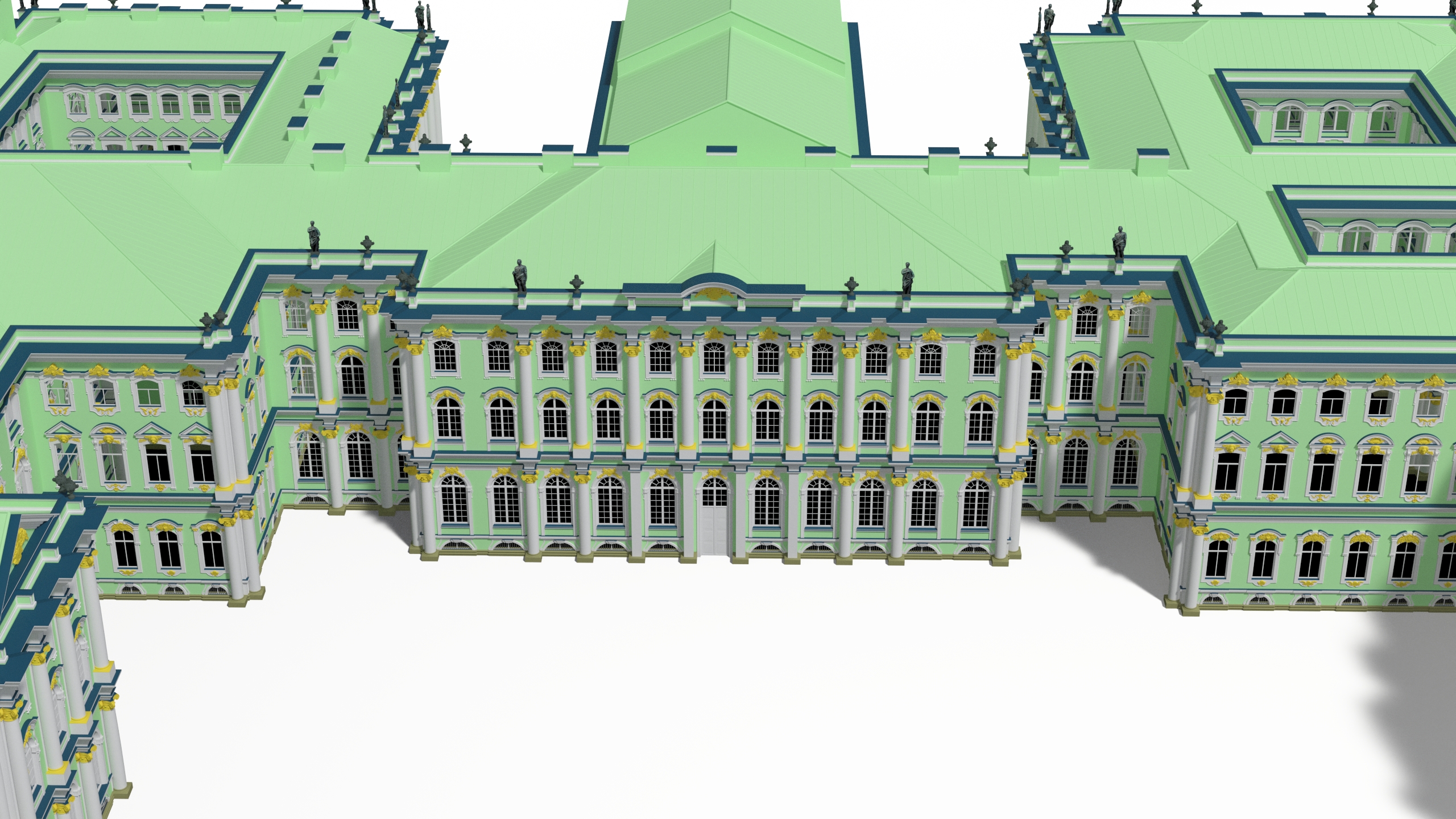 Winter Palace Hermitage Museum Saint Petersburg 3D