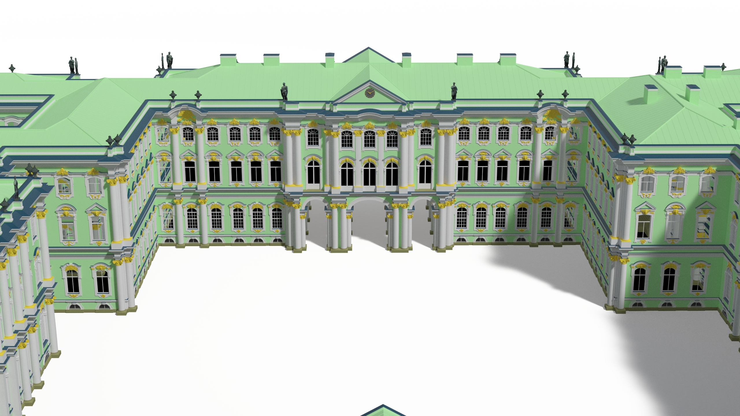 Winter Palace Hermitage Museum Saint Petersburg 3D