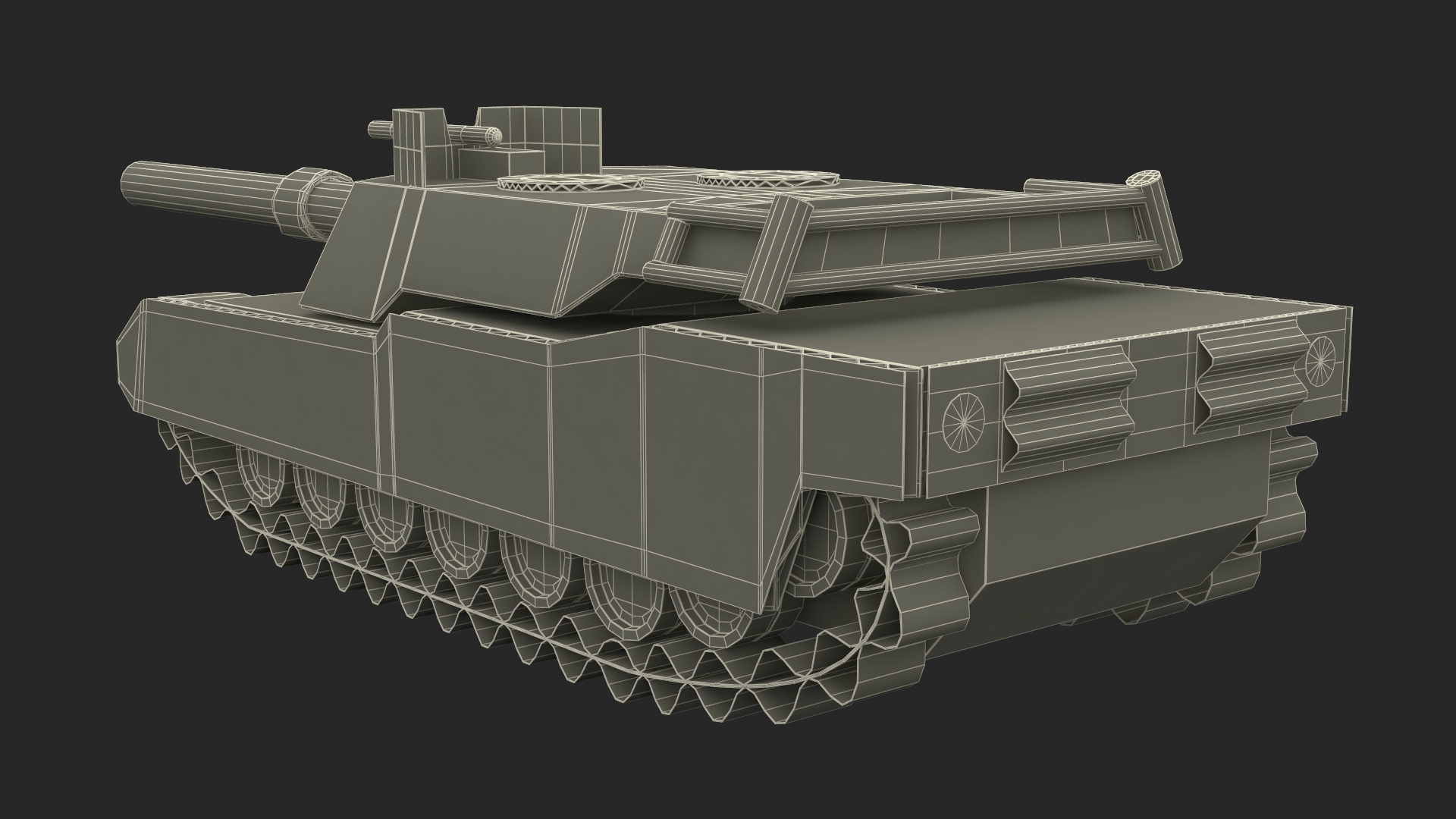 Cardboard Tank Replica 3D