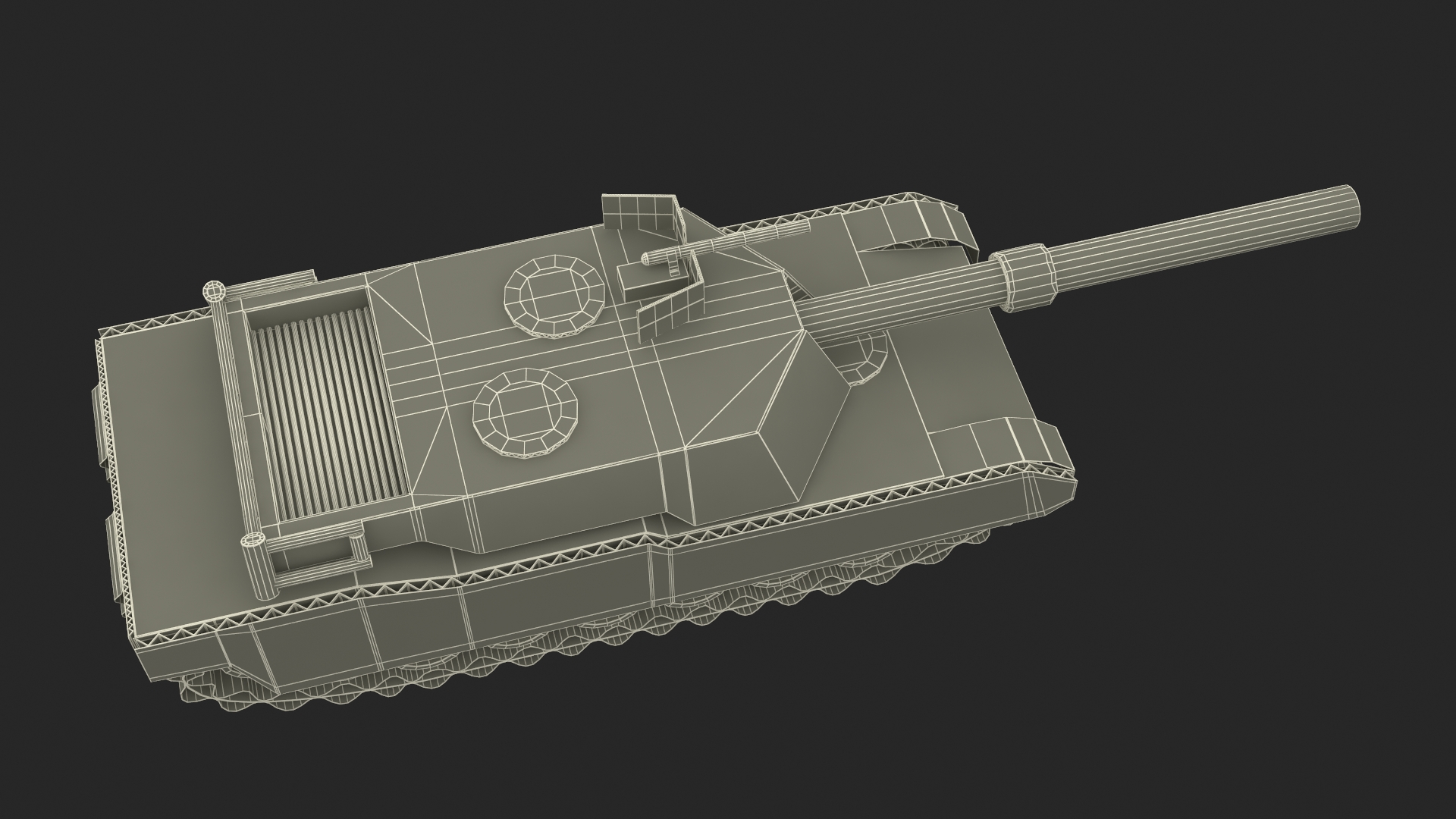 Cardboard Tank Replica 3D