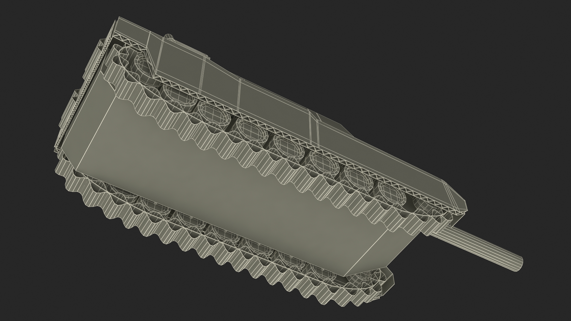 Cardboard Tank Replica 3D